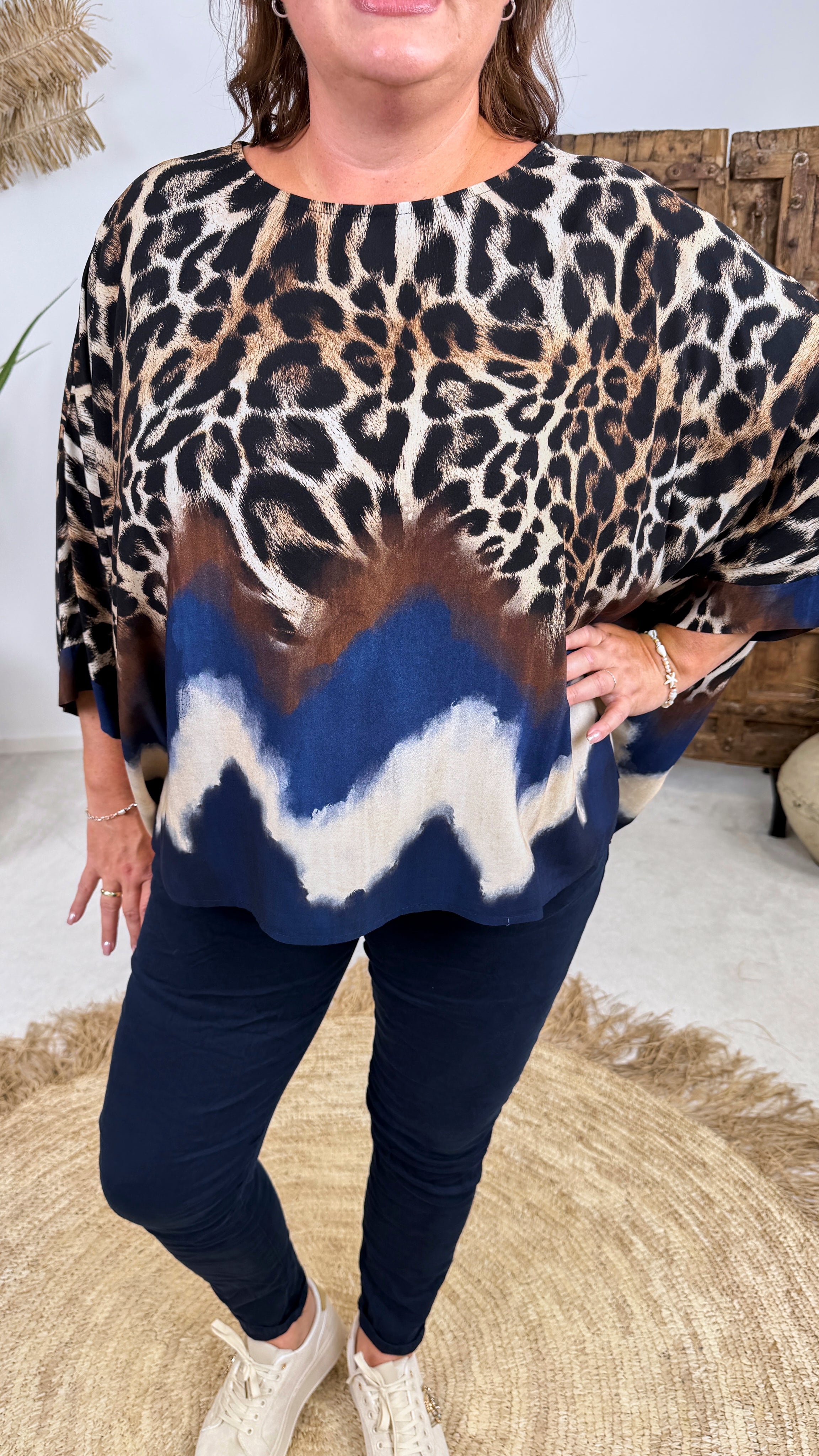 Blusenshirt Mingei *Dunkelblau*
