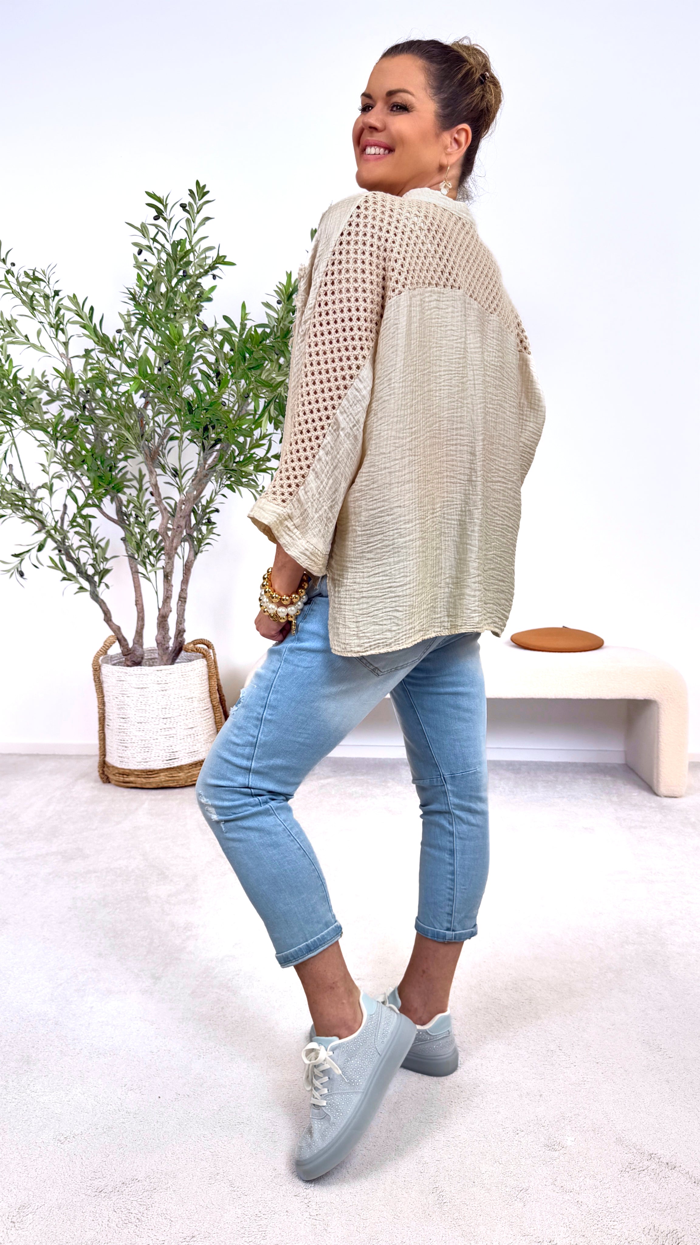 Blusenshirt Light Beauty *Beige*