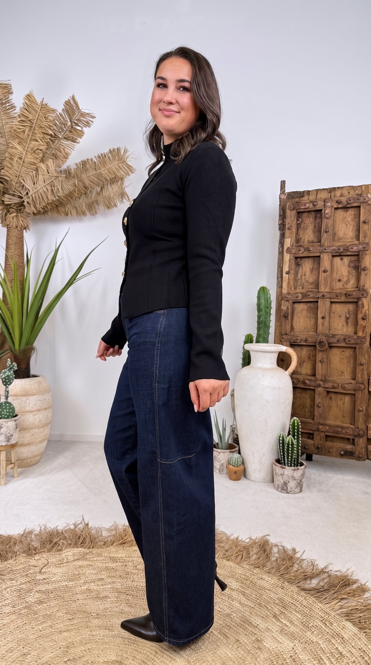 Strick-Cardigan Orinthia *Schwarz*