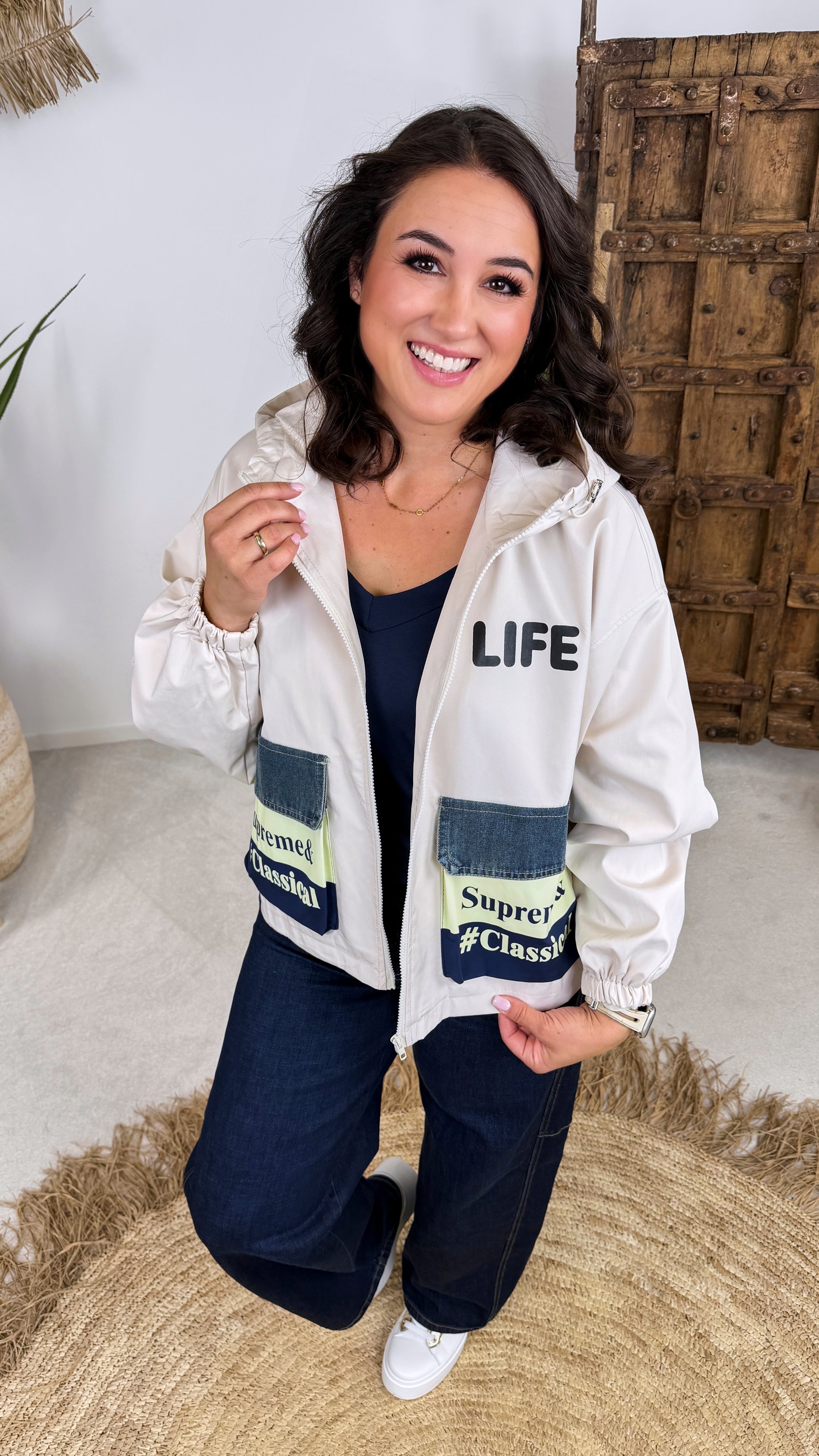 Jacke Patchwork Revival *Creme*