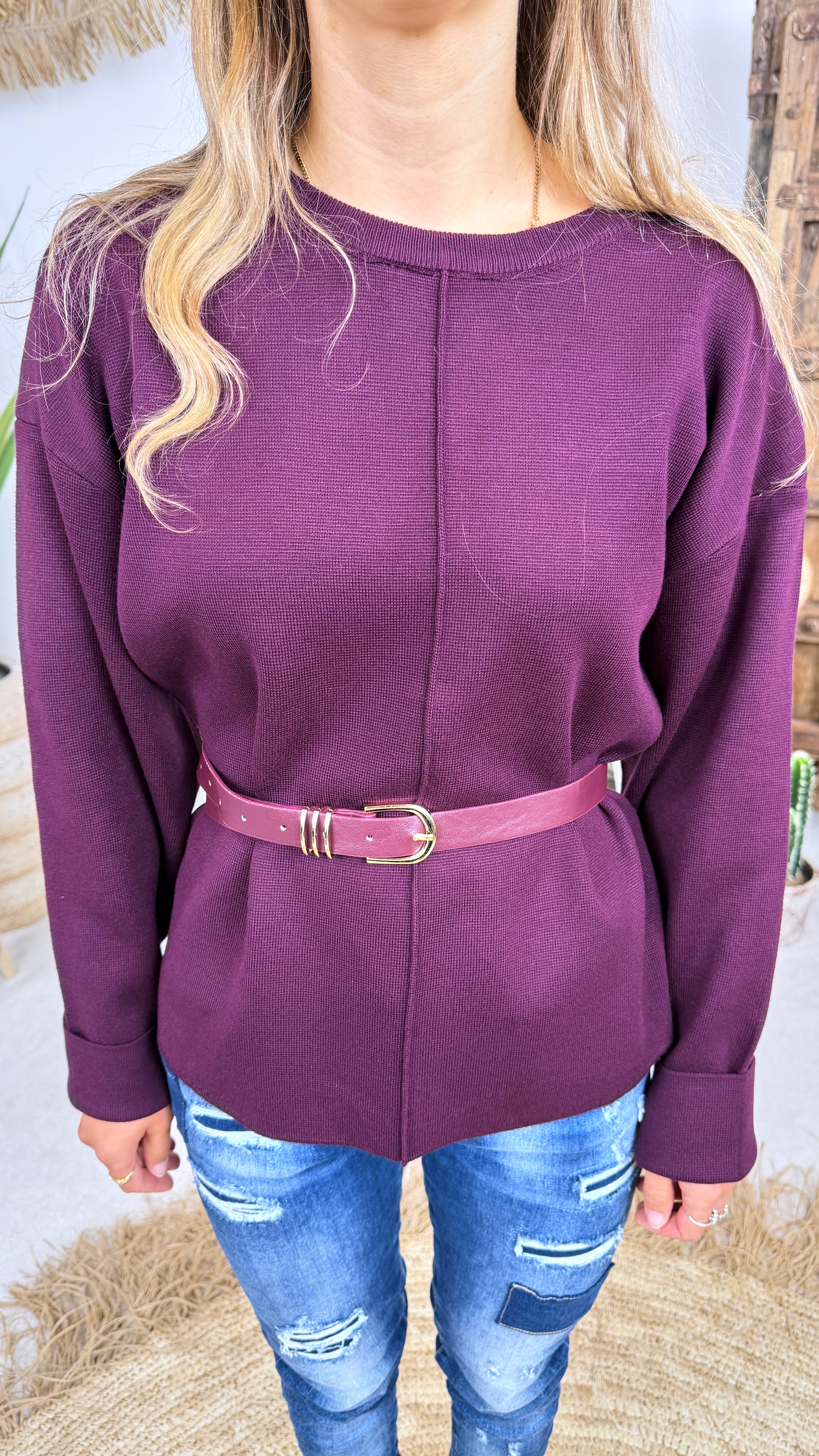 Pullover Isogon *Bordeaux*