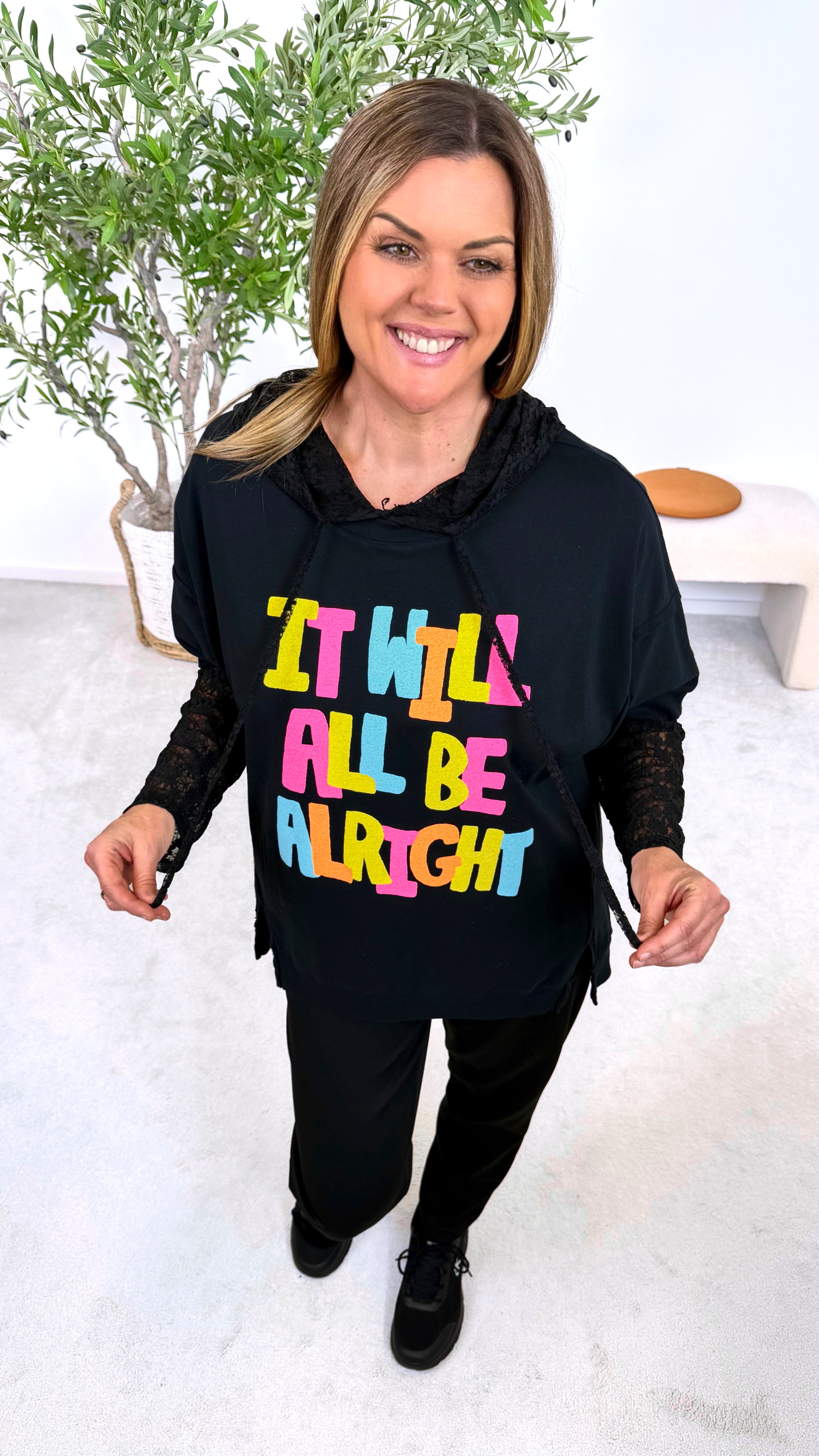 T-Shirt Alright *Schwarz*