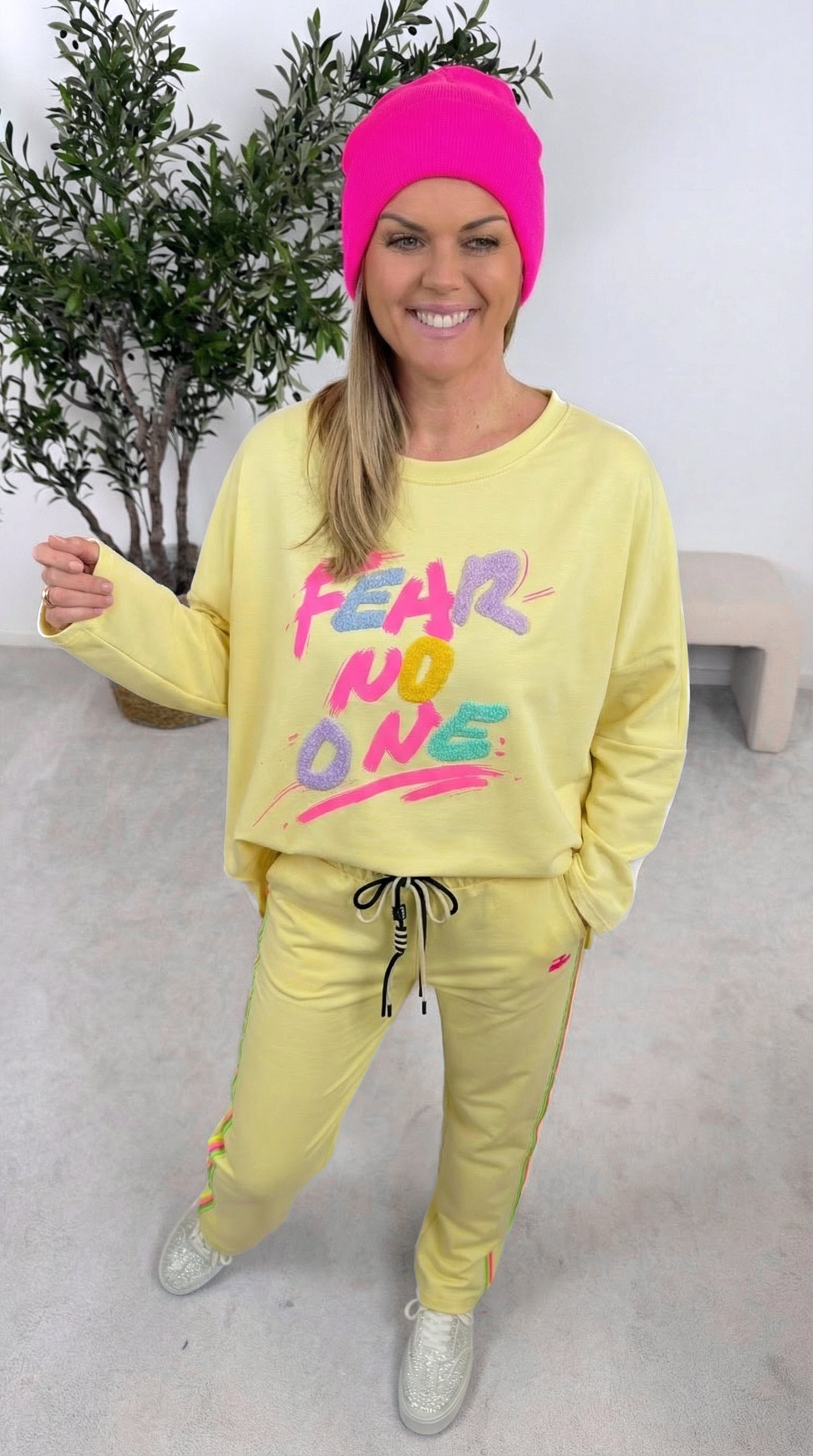 Sweathose Neon Vibes *Gelb*