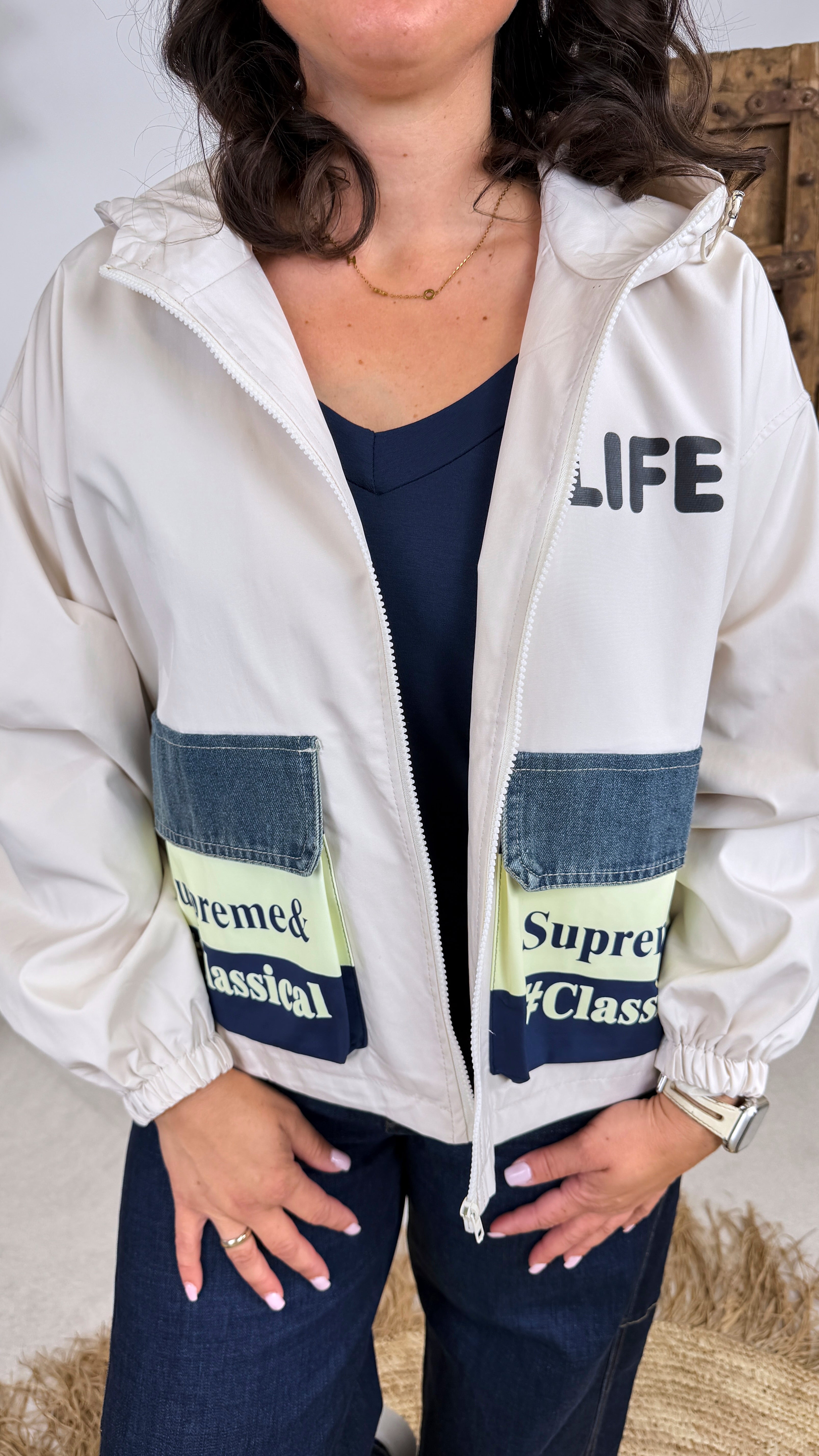 Jacke Patchwork Revival *Creme*