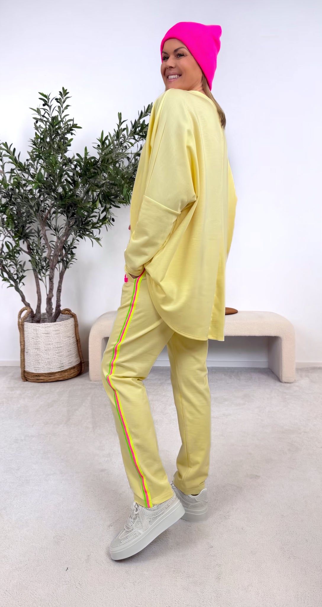 Sweathose Neon Vibes *Gelb*