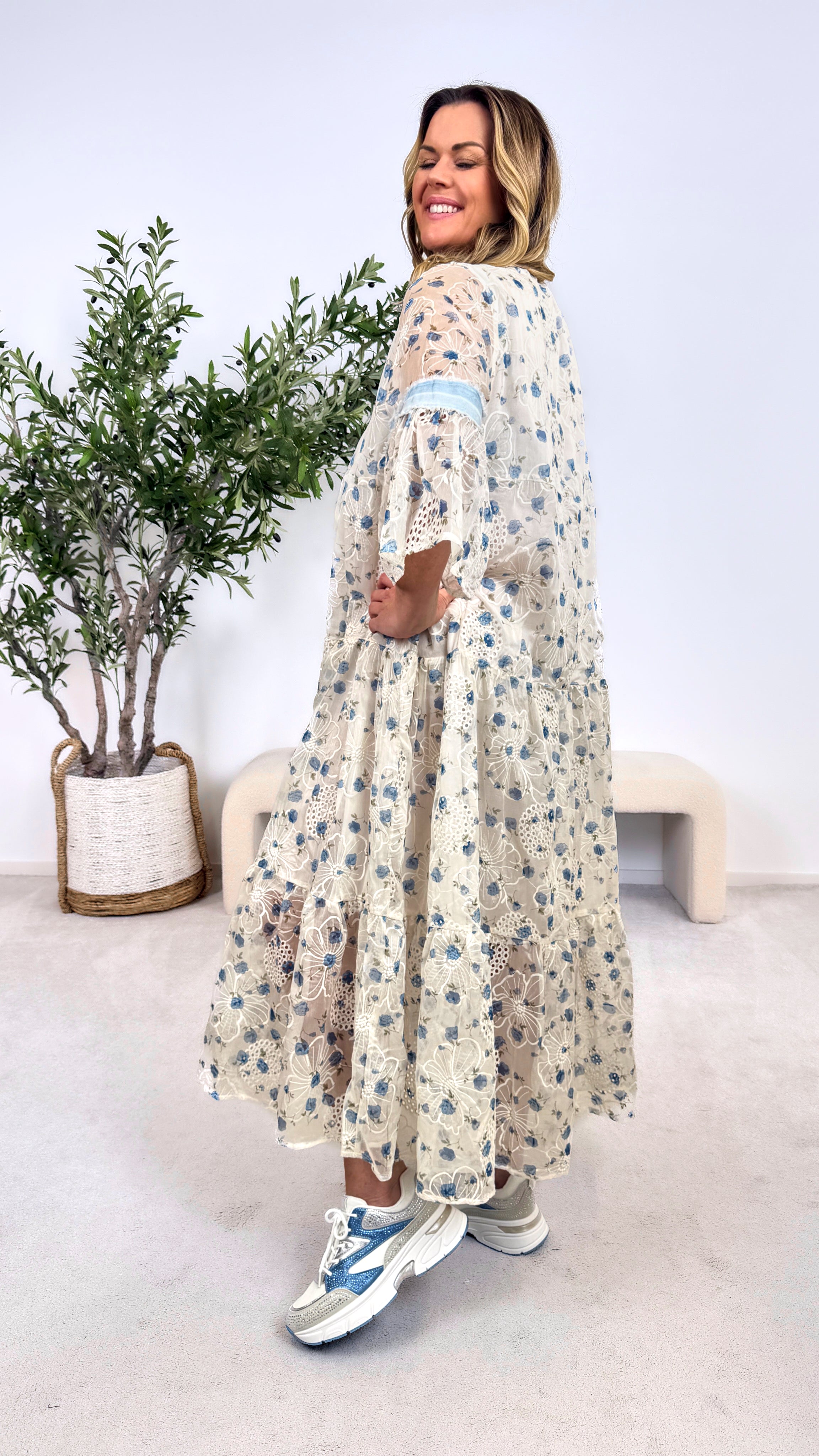 Langes Kleid Bluebell Dream