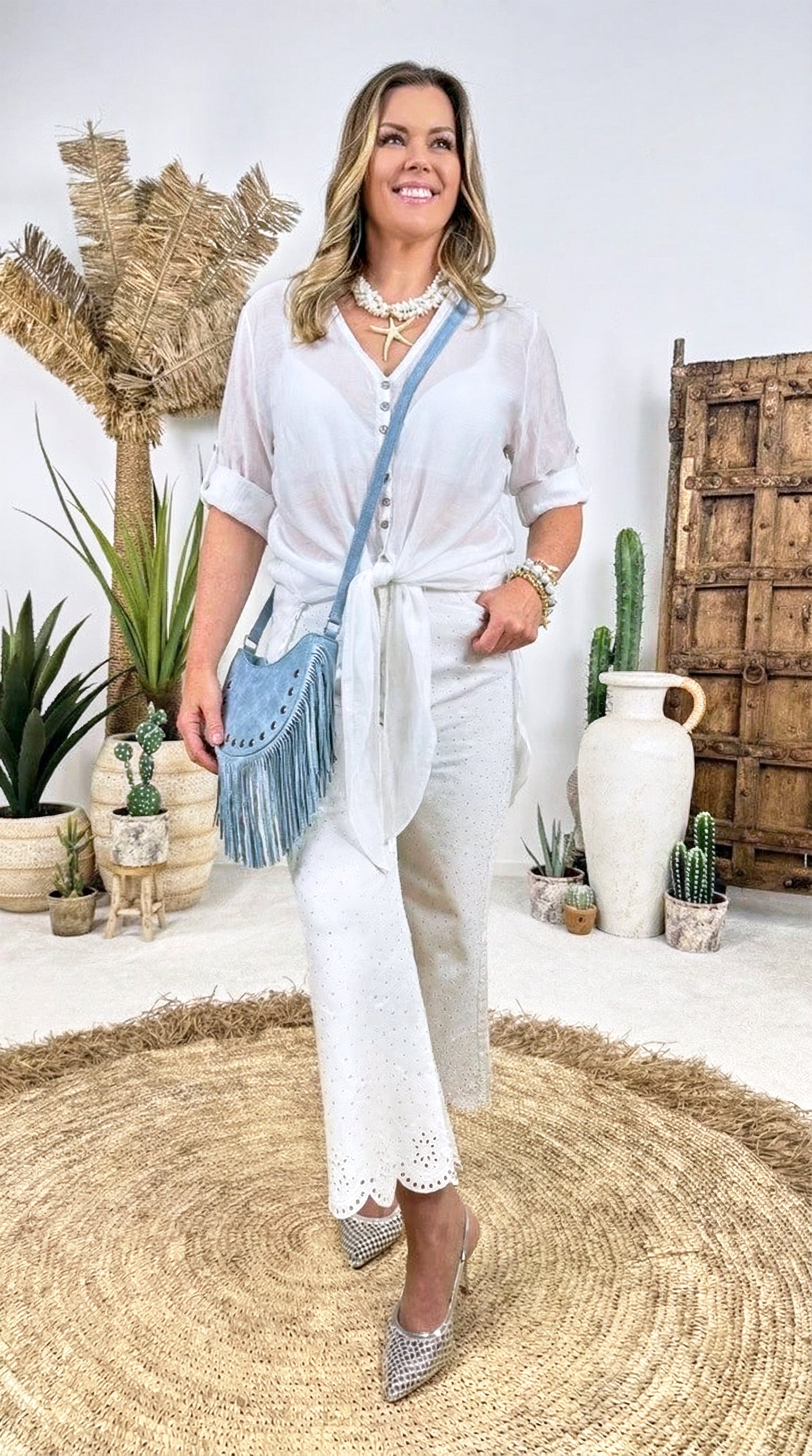 Jeans Sparkle Fit  *Weiß* (MC-5386-38)
