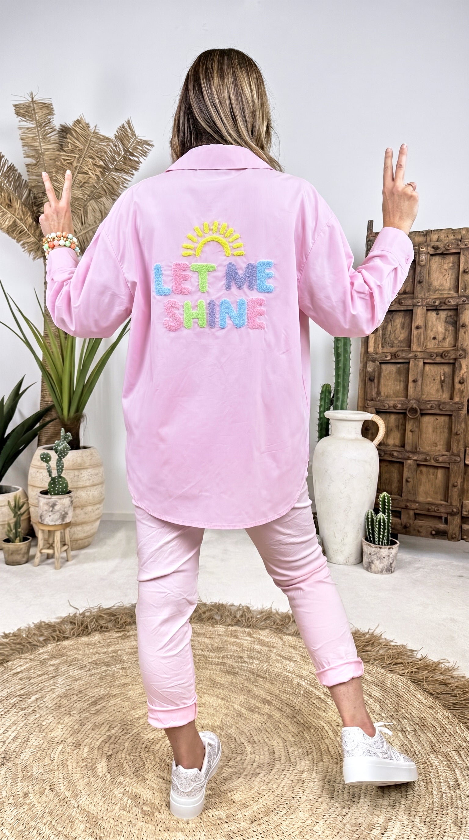 Bluse Let me Shine *Rosa*