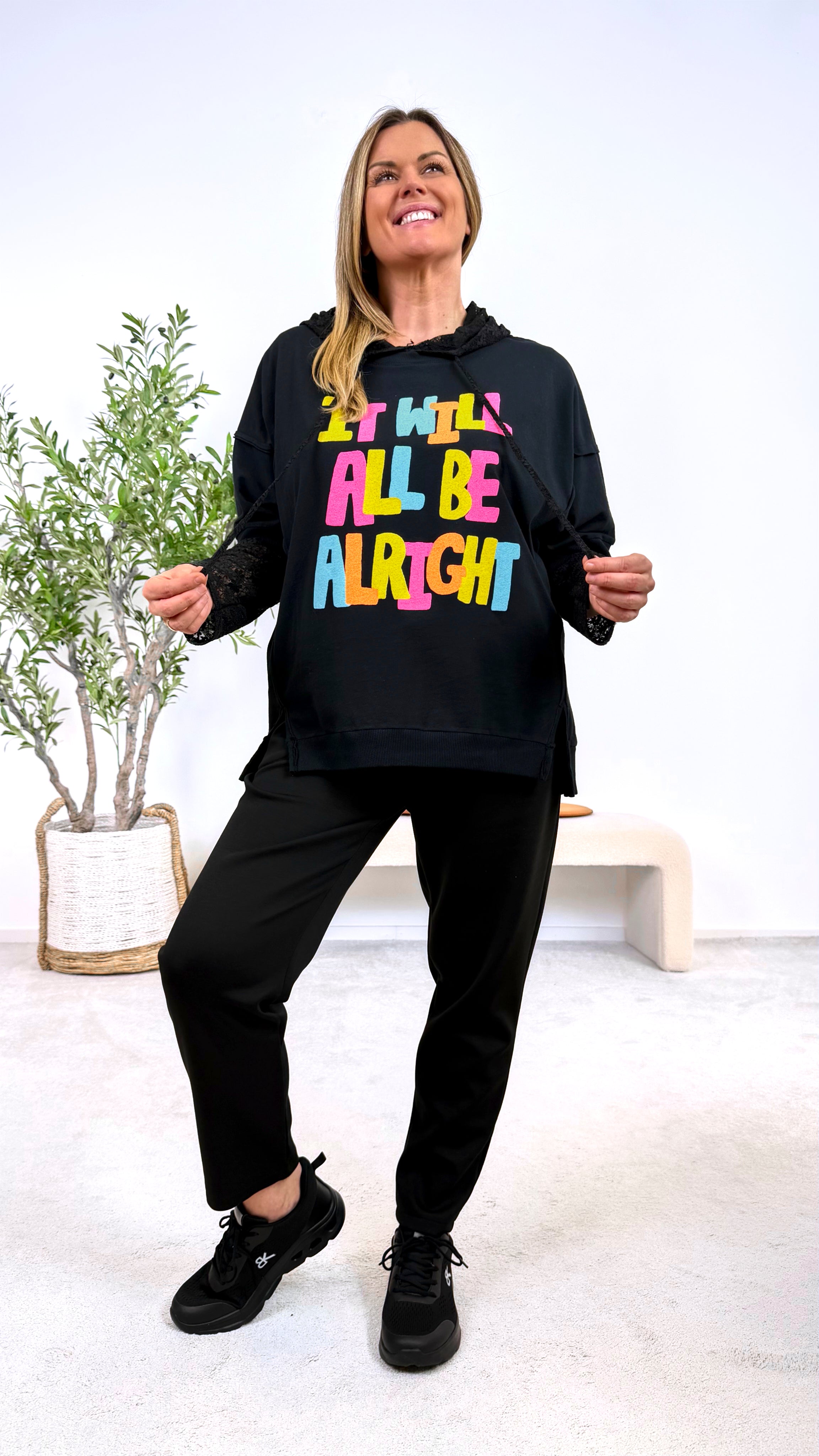 T-Shirt Alright *Schwarz*