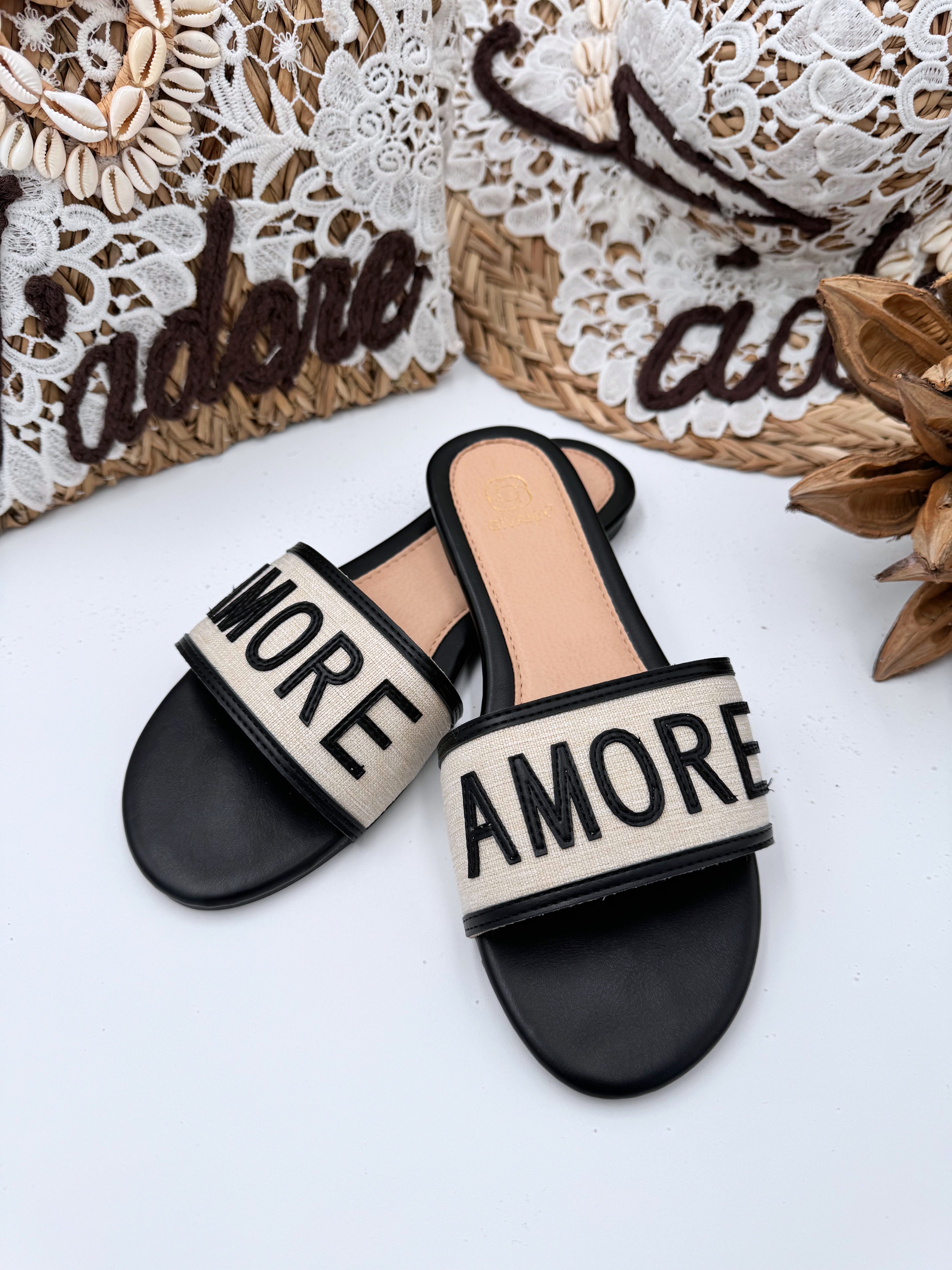 Summer slippers Amore (4 colours)