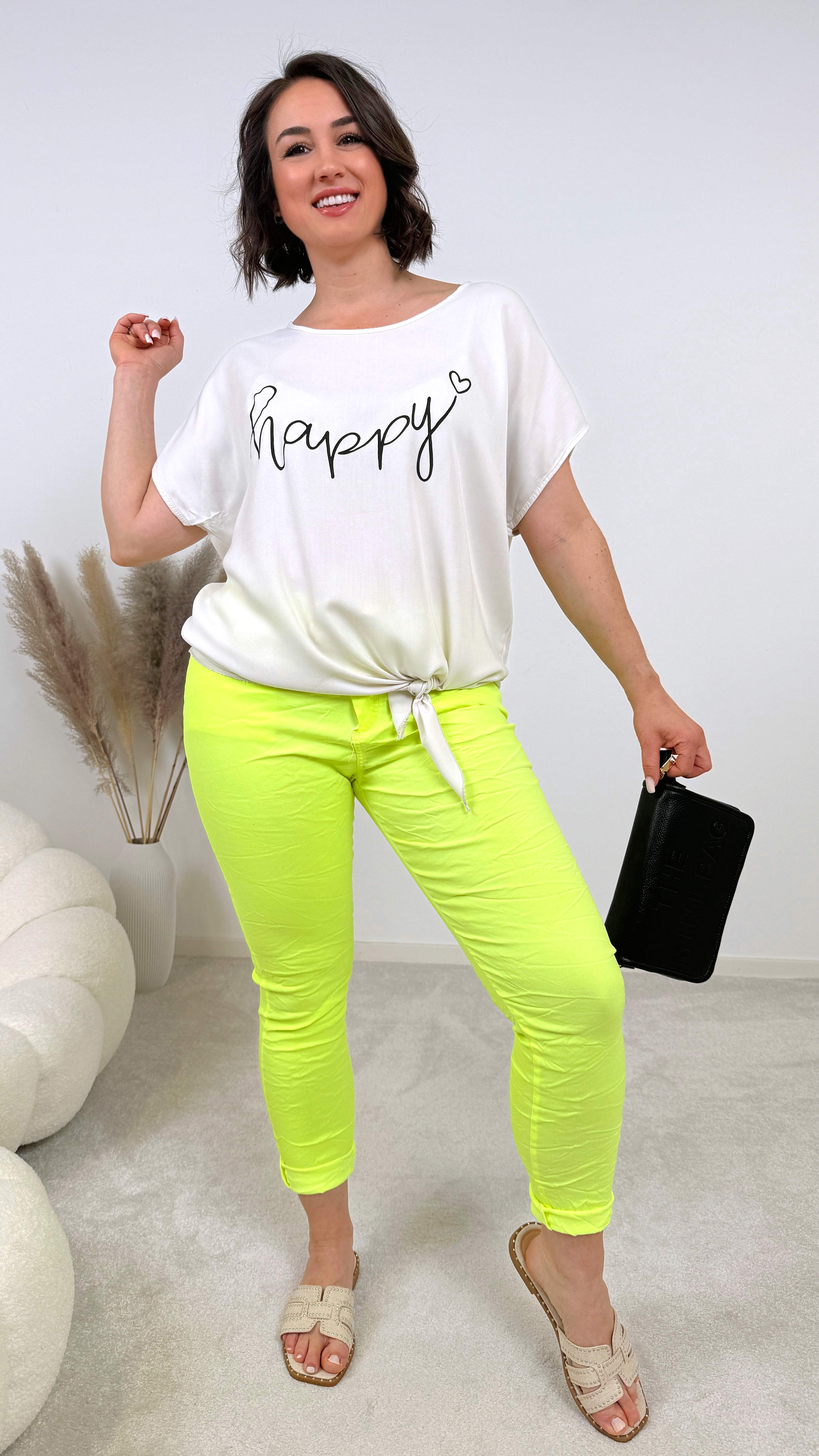 Blusenshirt Happy *Beige*