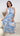 Langes Kleid Soft Swing *Blau*