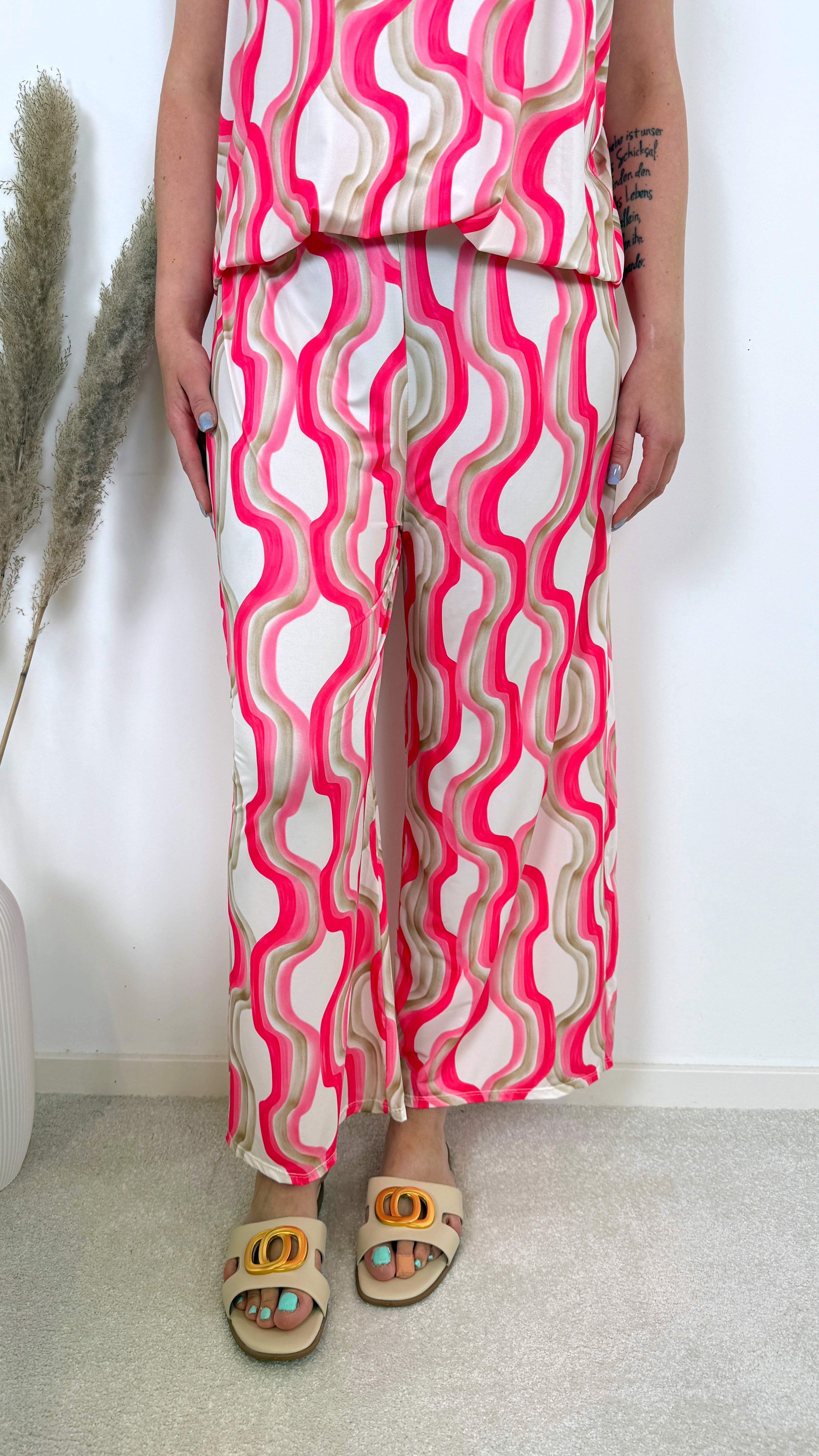 Weite Hose Wave Breeze *Pink*