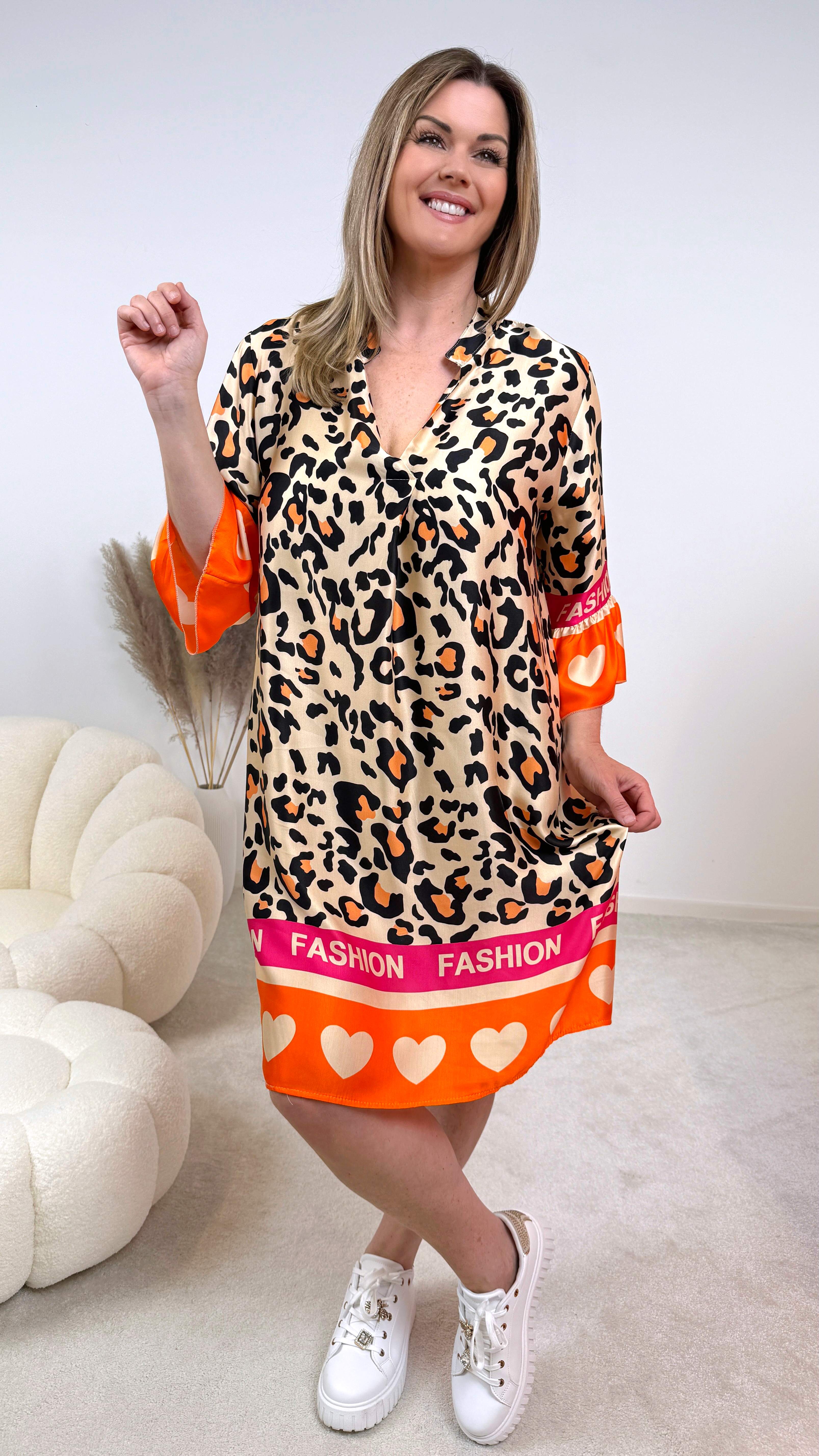 Tunika Kleid Leo-Chic (lieferbar 23.4.25)