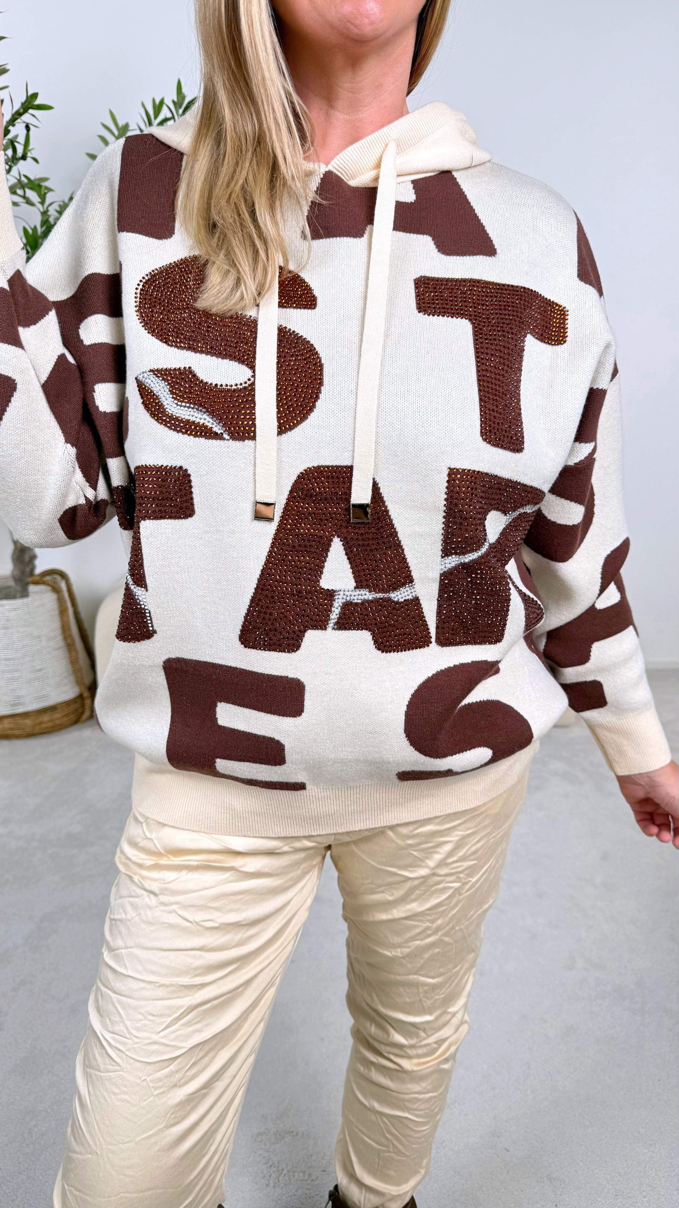 Hoodie Glam Tessa *Creme*