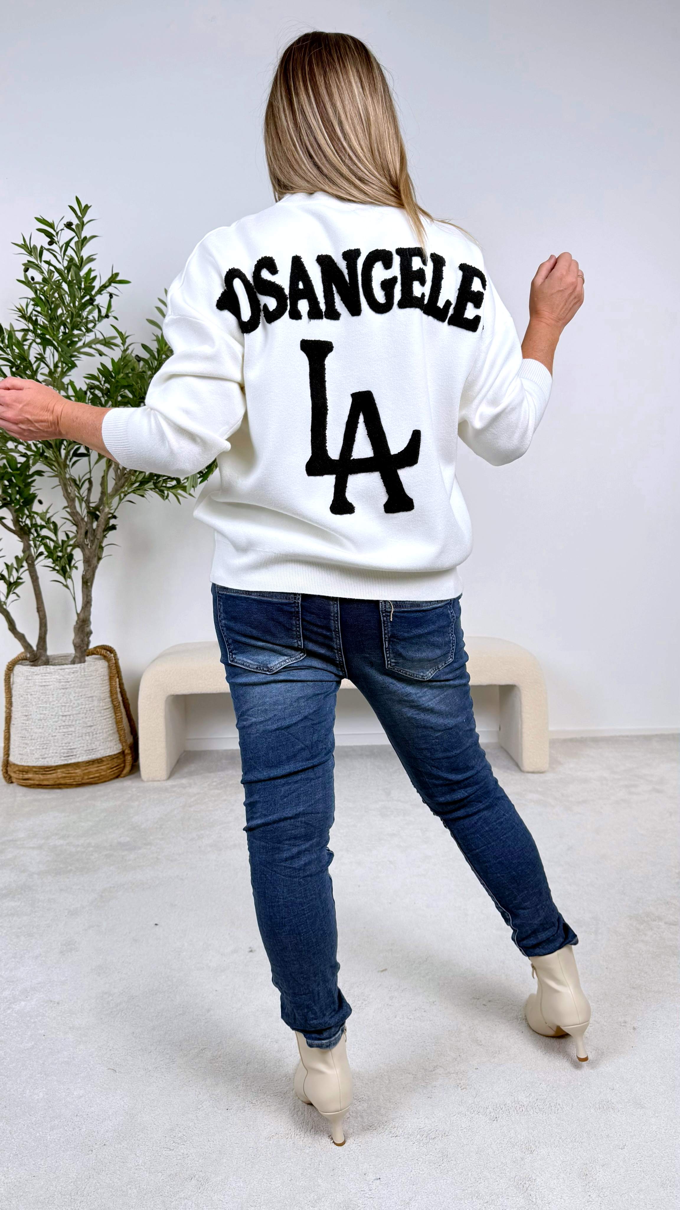 Pullover LA Nights *Weiß*