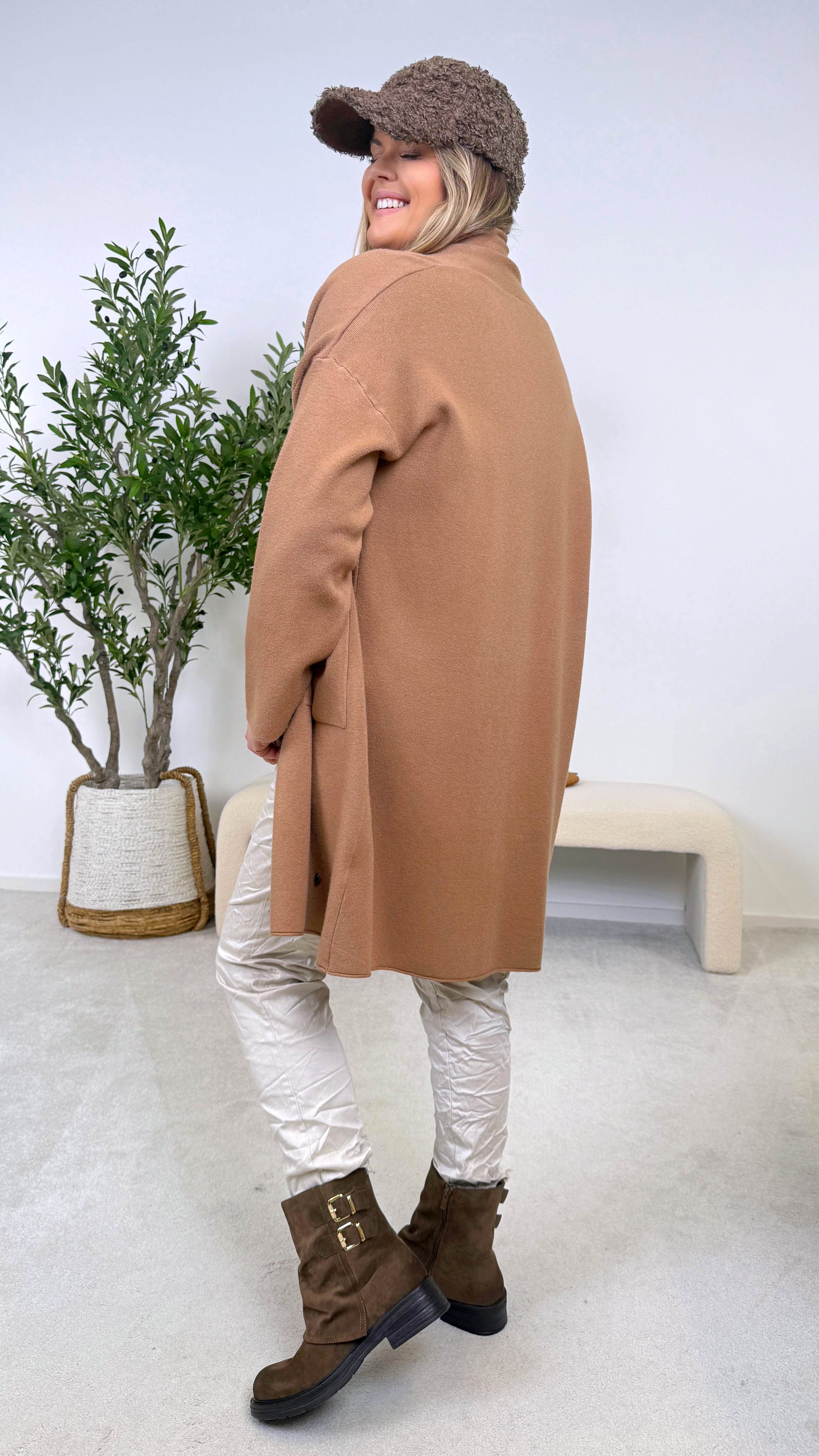 Strickjacke Frosty Glow *Camel*