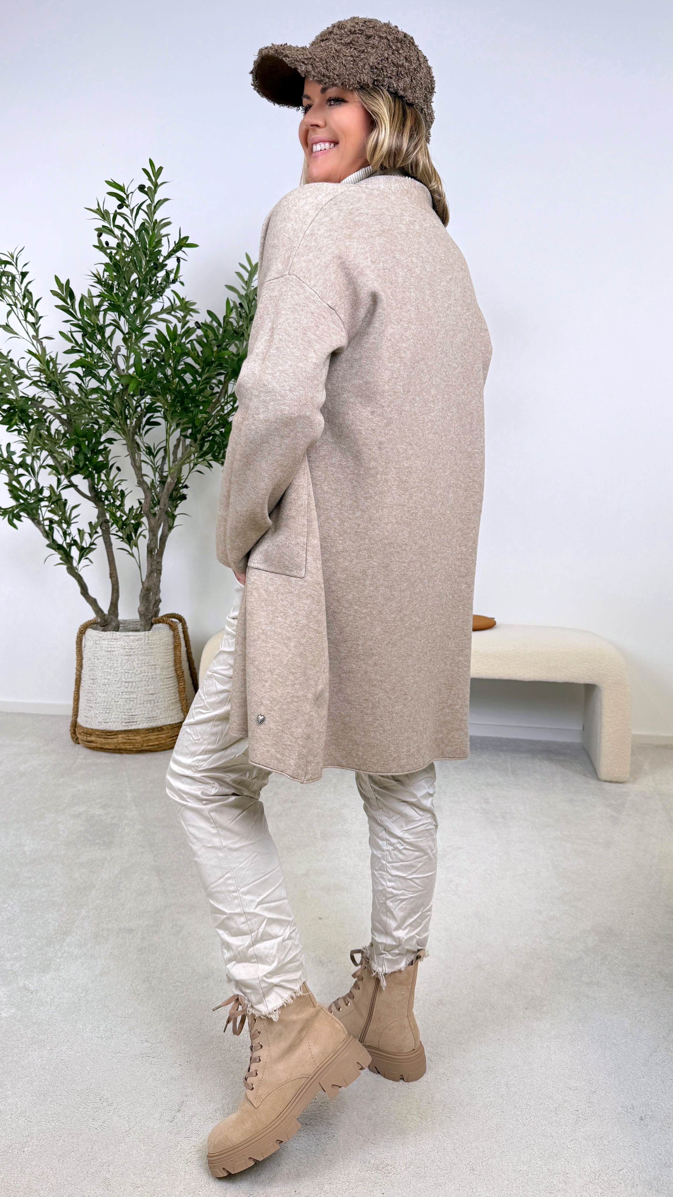 Strickjacke Frosty Glow *Taupe*