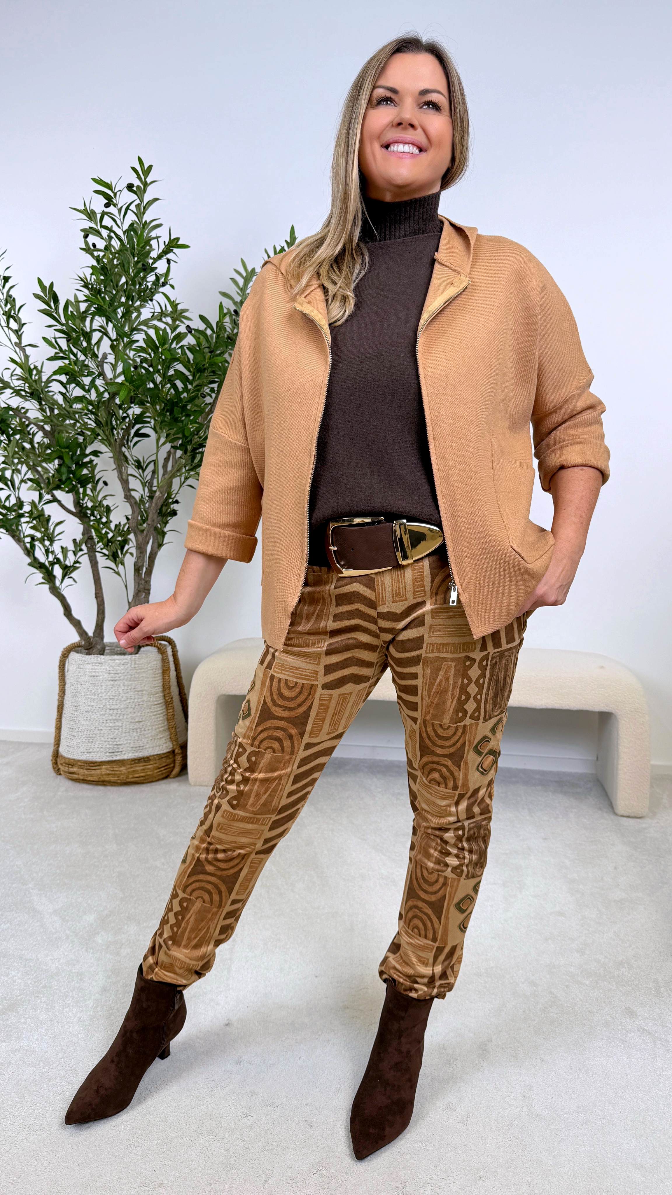 Strickjacke Chill Princess *Camel*