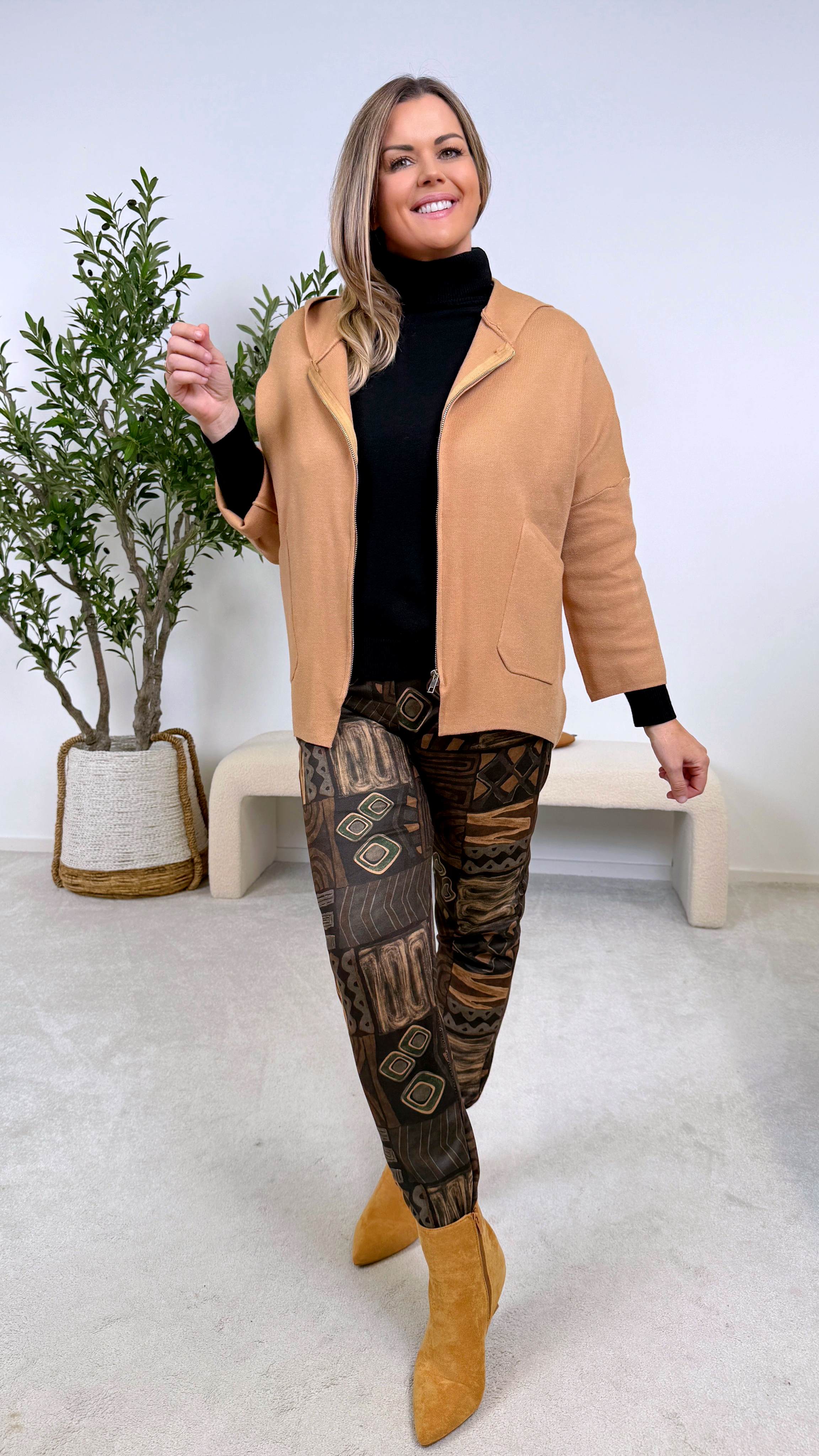 Strickjacke Chill Princess *Camel*