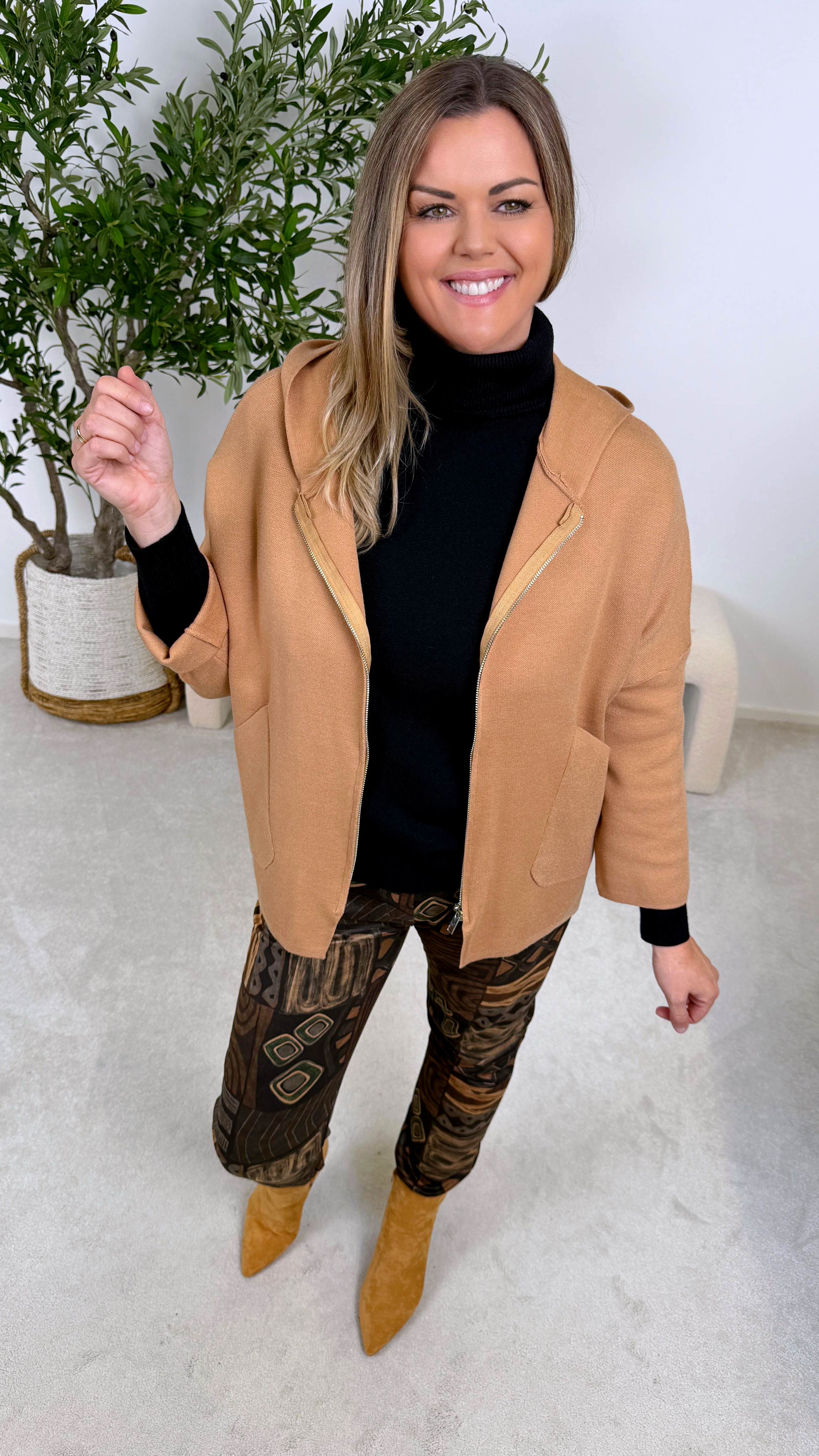 Strickjacke Chill Princess *Camel*