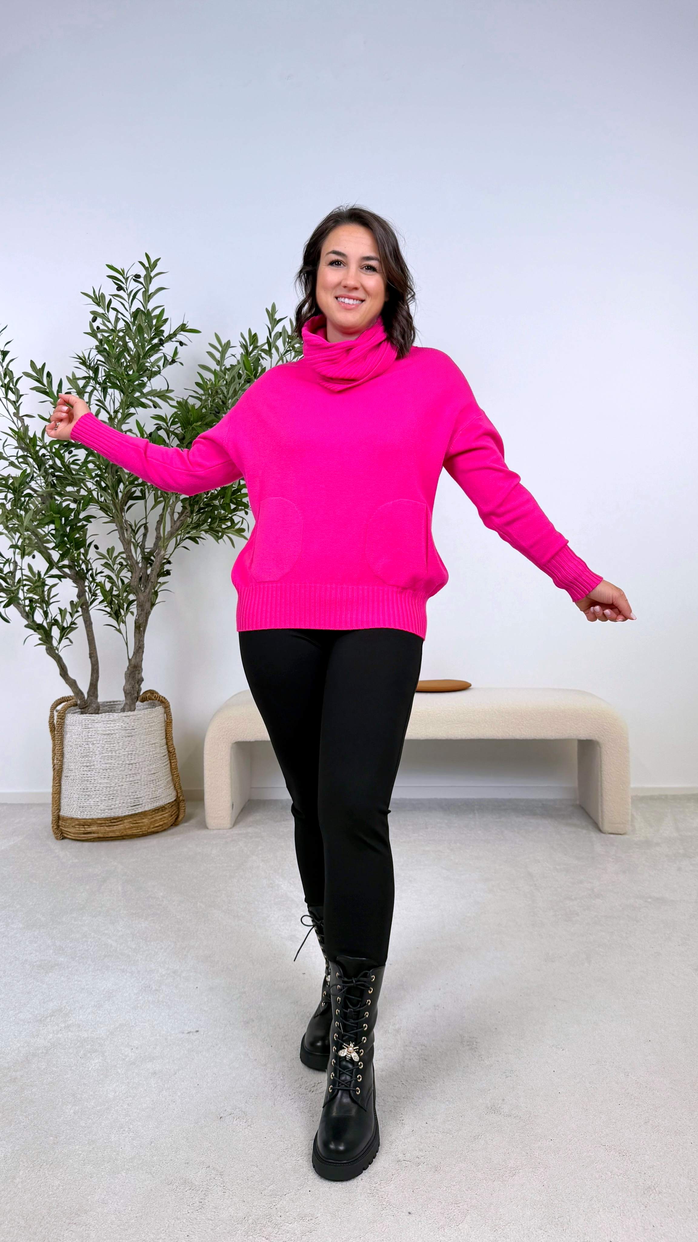 Rollkragenpullover Tabarca *Pink* - Power of Princess