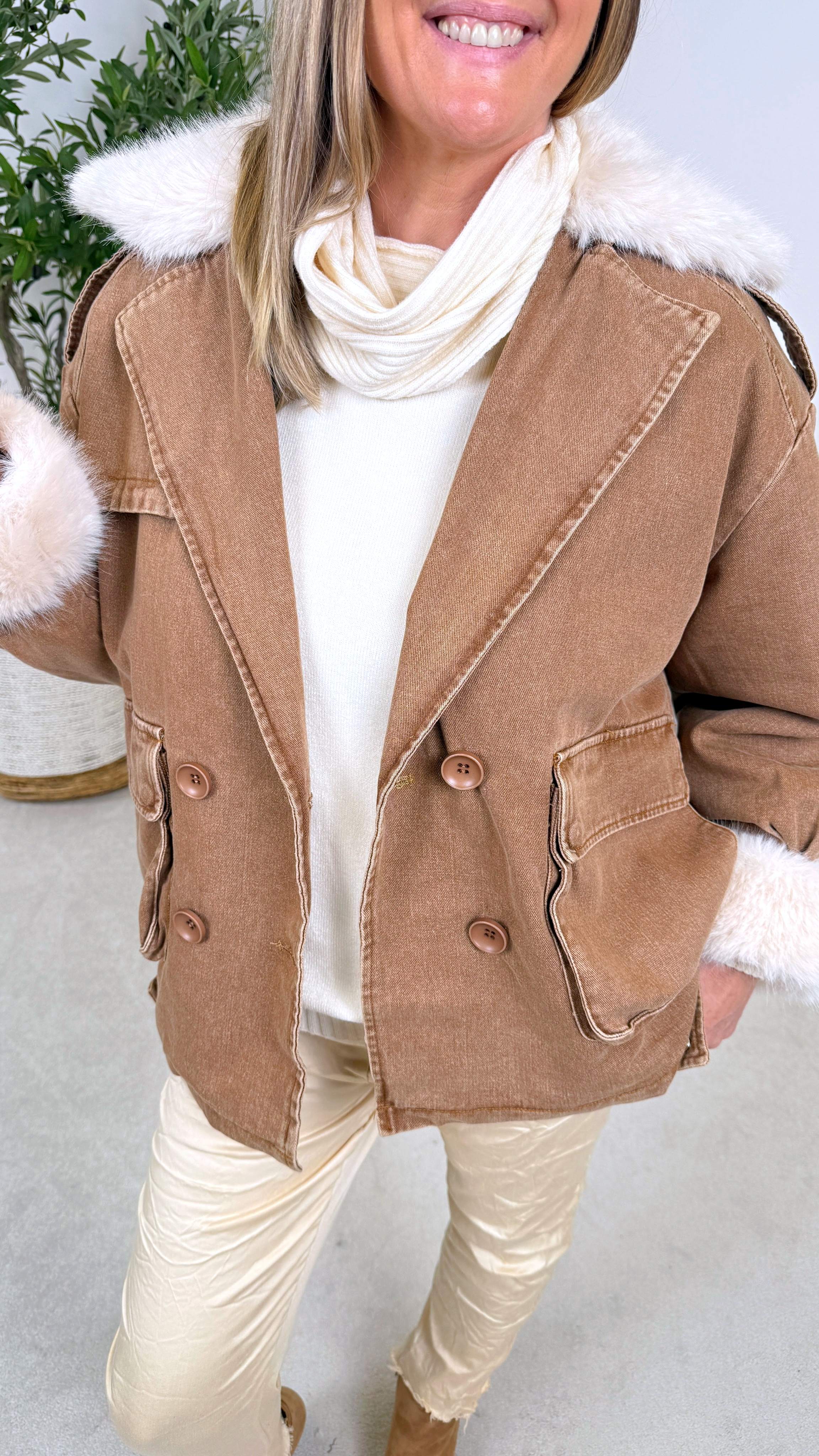 Jacke Caramel Cozy