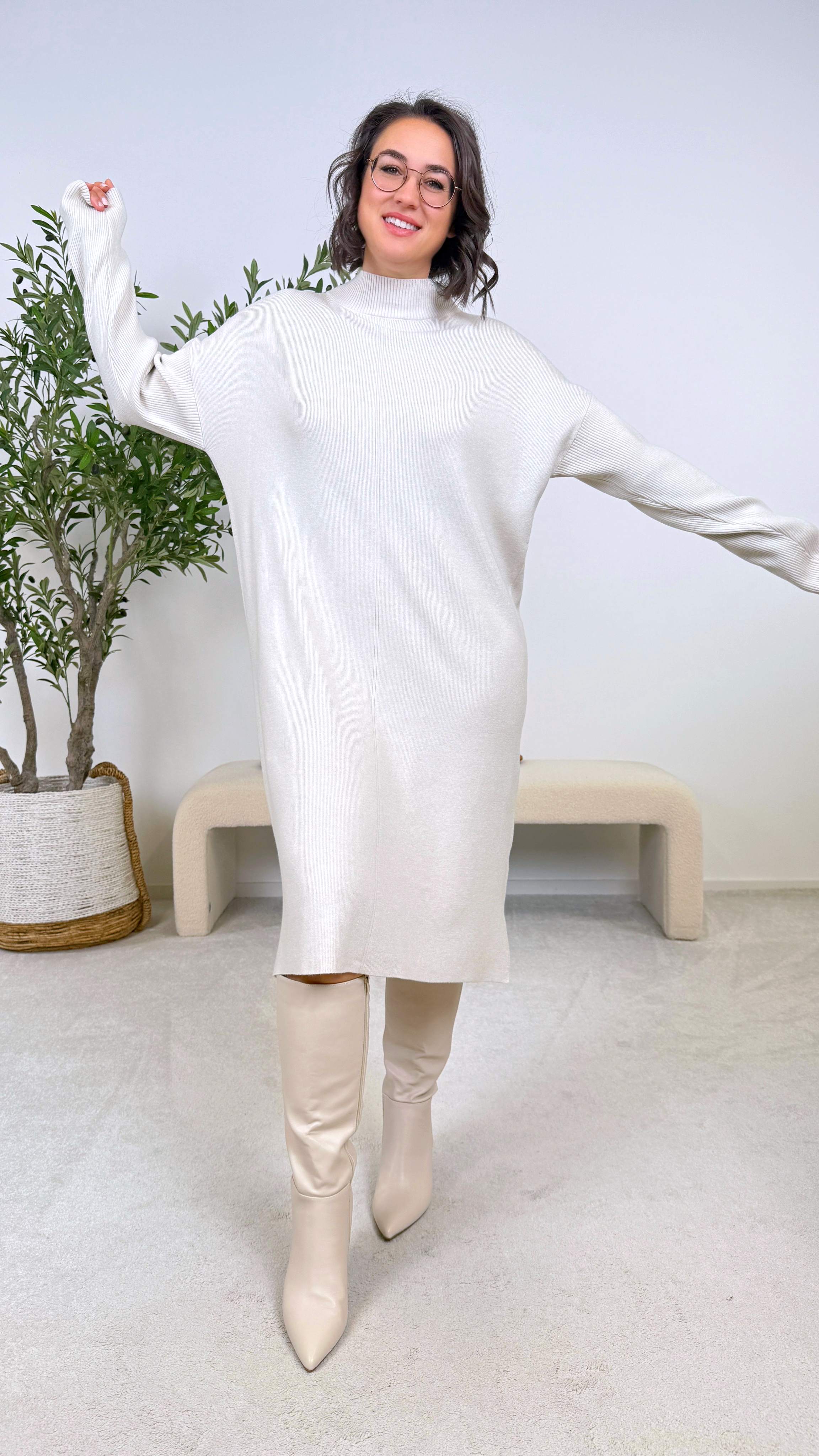 Strickkleid Pure Line *Beige*