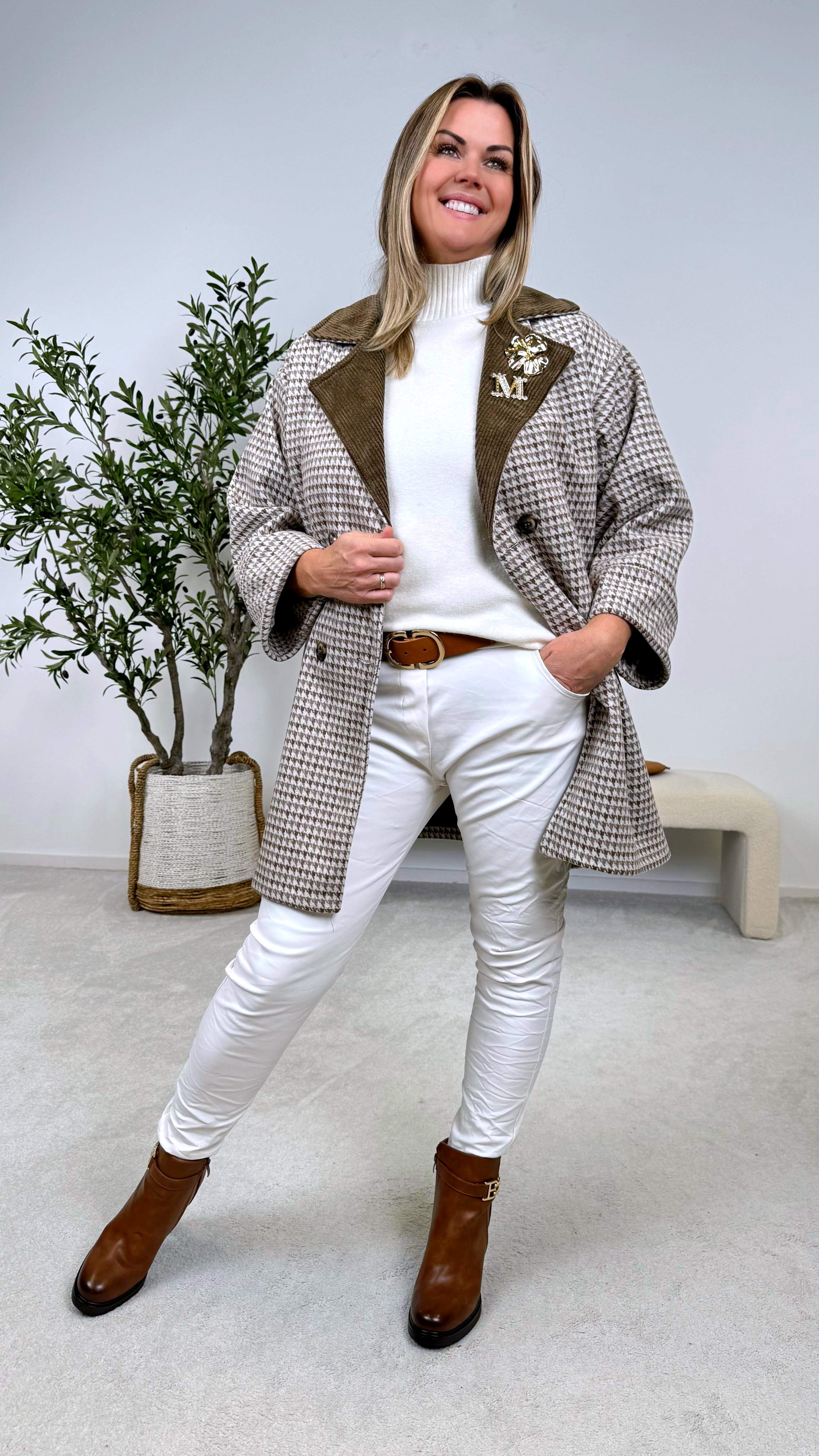 Mantel Vintage Attitude * Camel*