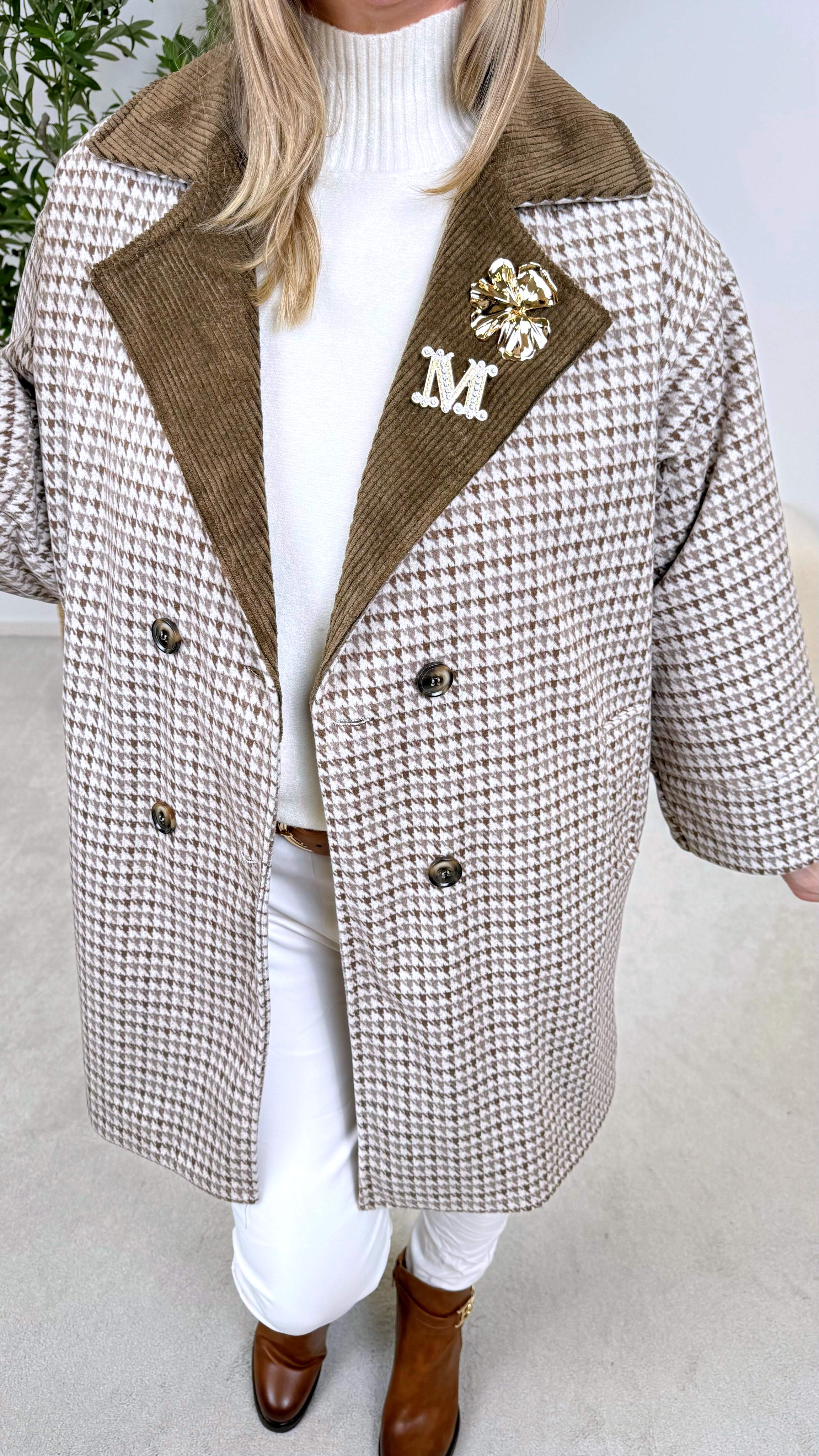 Mantel Vintage Attitude * Camel*