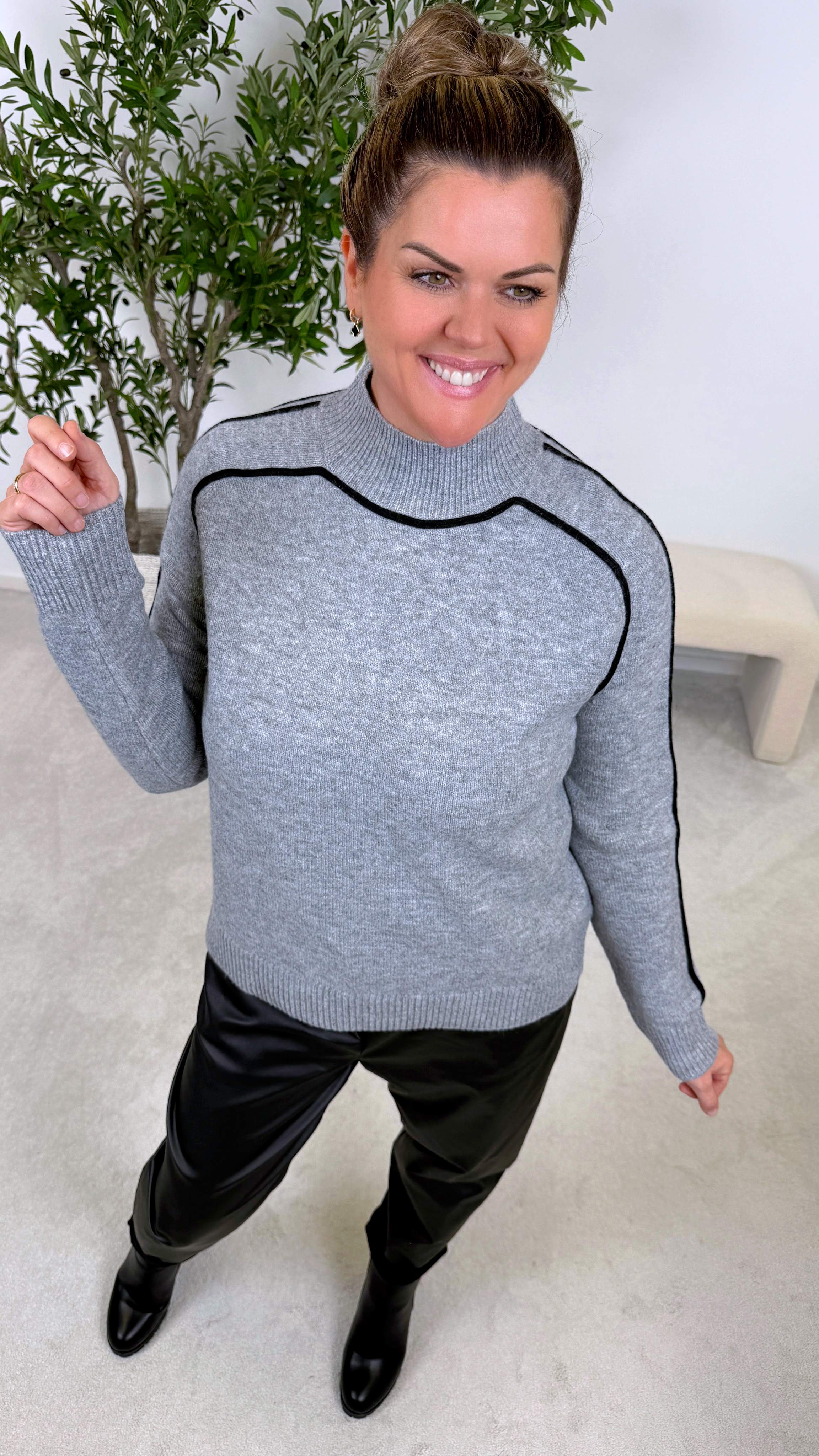 Strickpullover Louna *Grau*