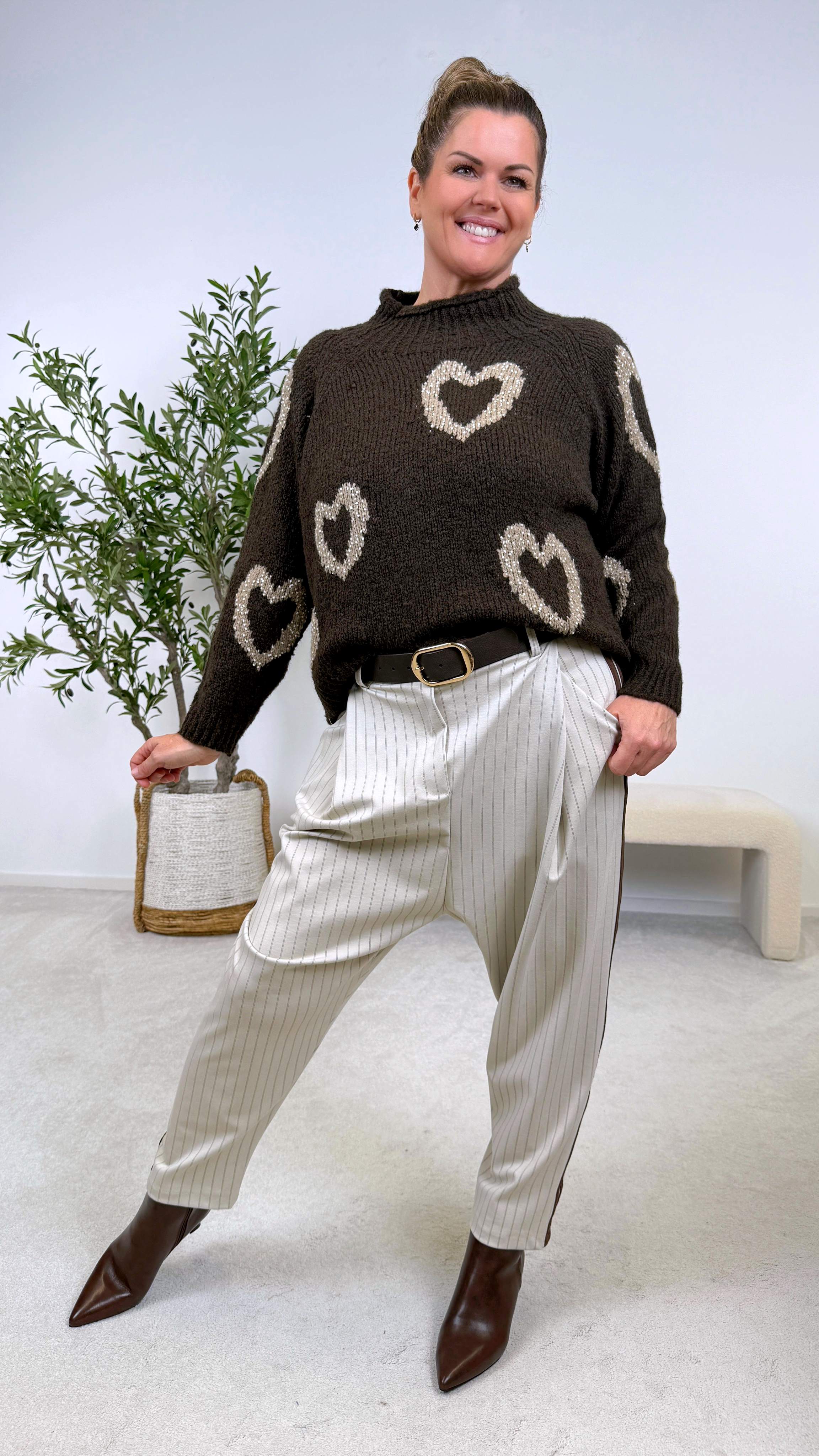 Baggy-Anzugshose Boss Vibes *Beige*