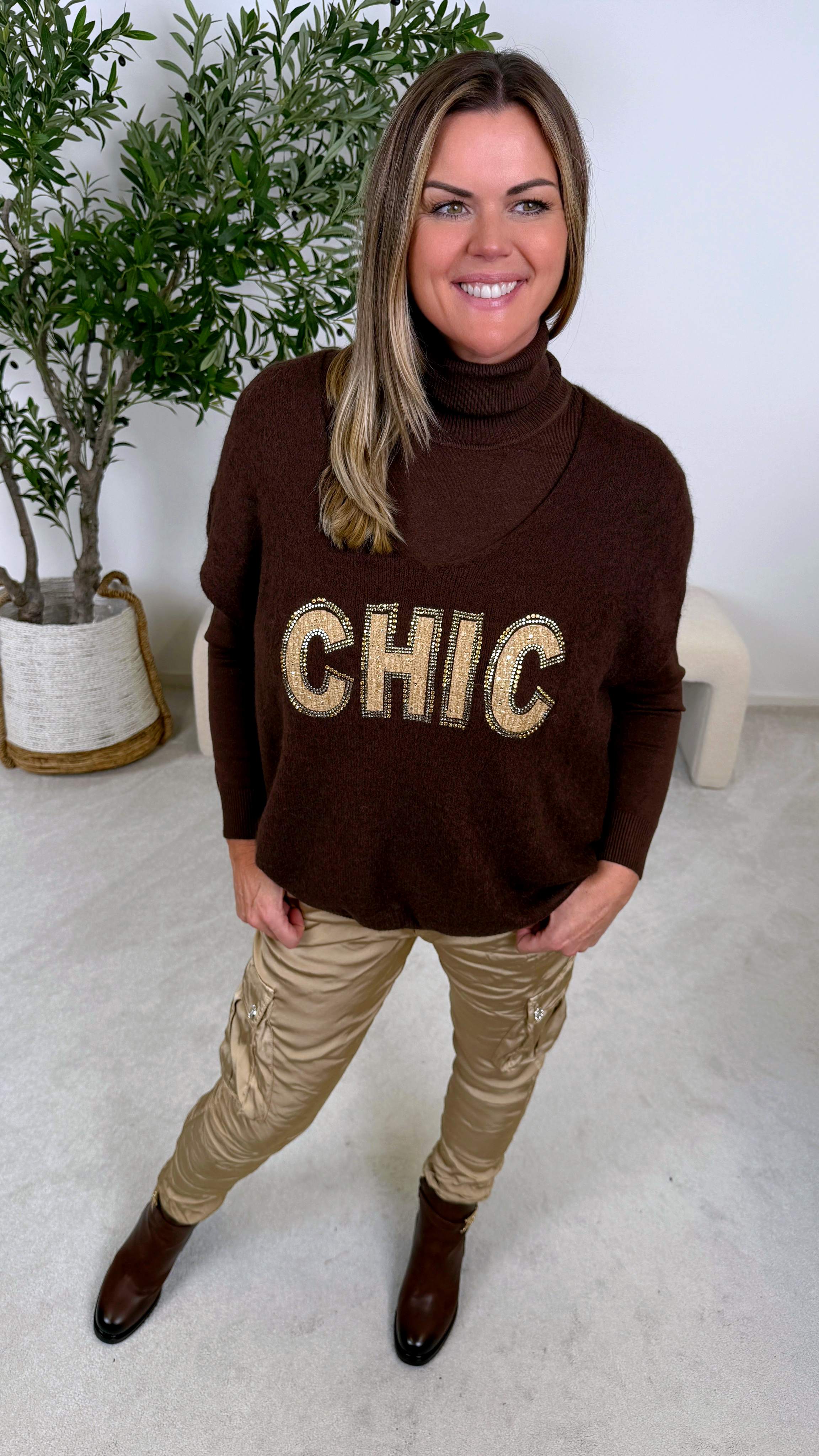 Pullunder Pure Chic *Schoko*