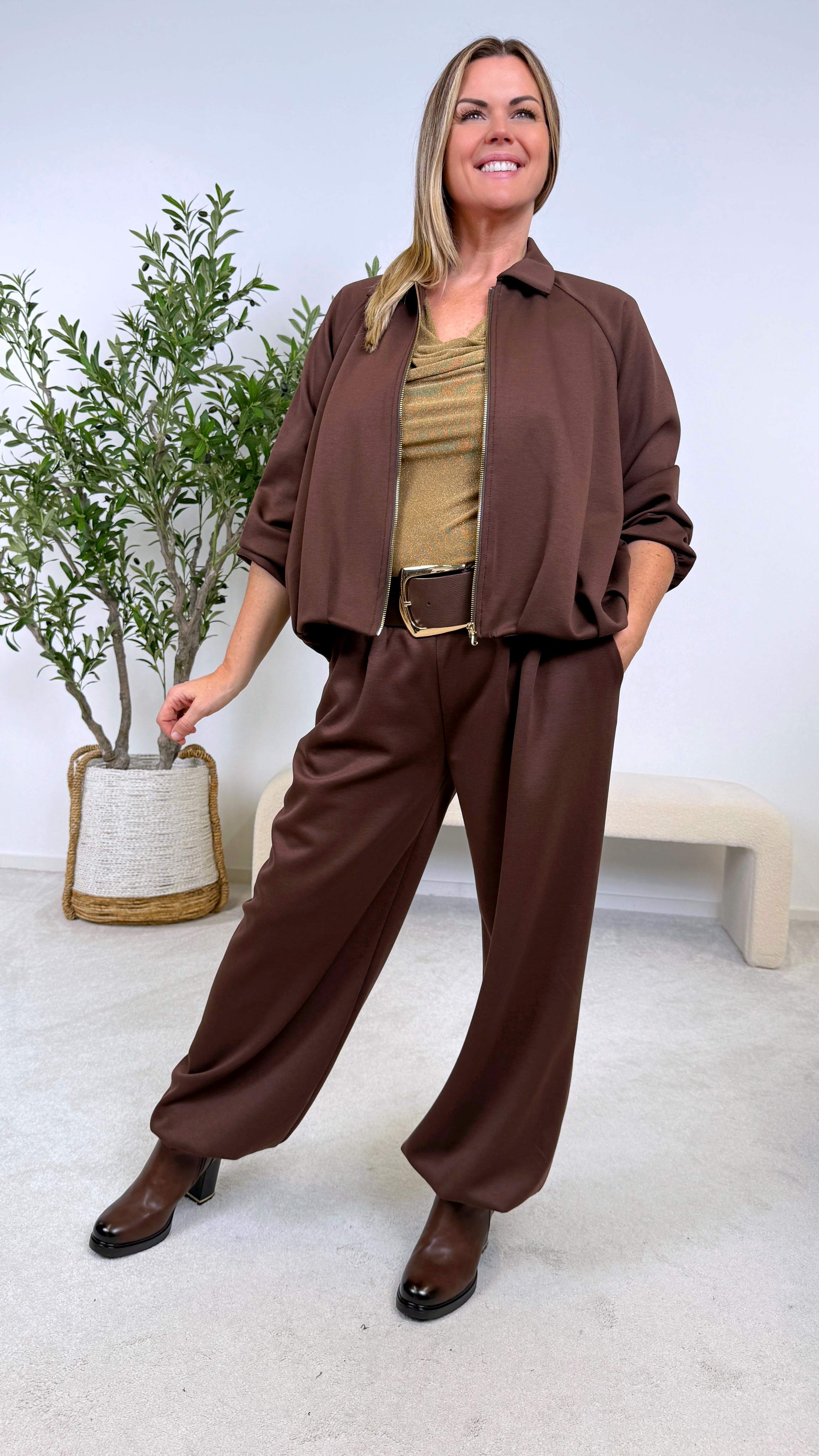 Jacke Smooth Attitude *Schoko*