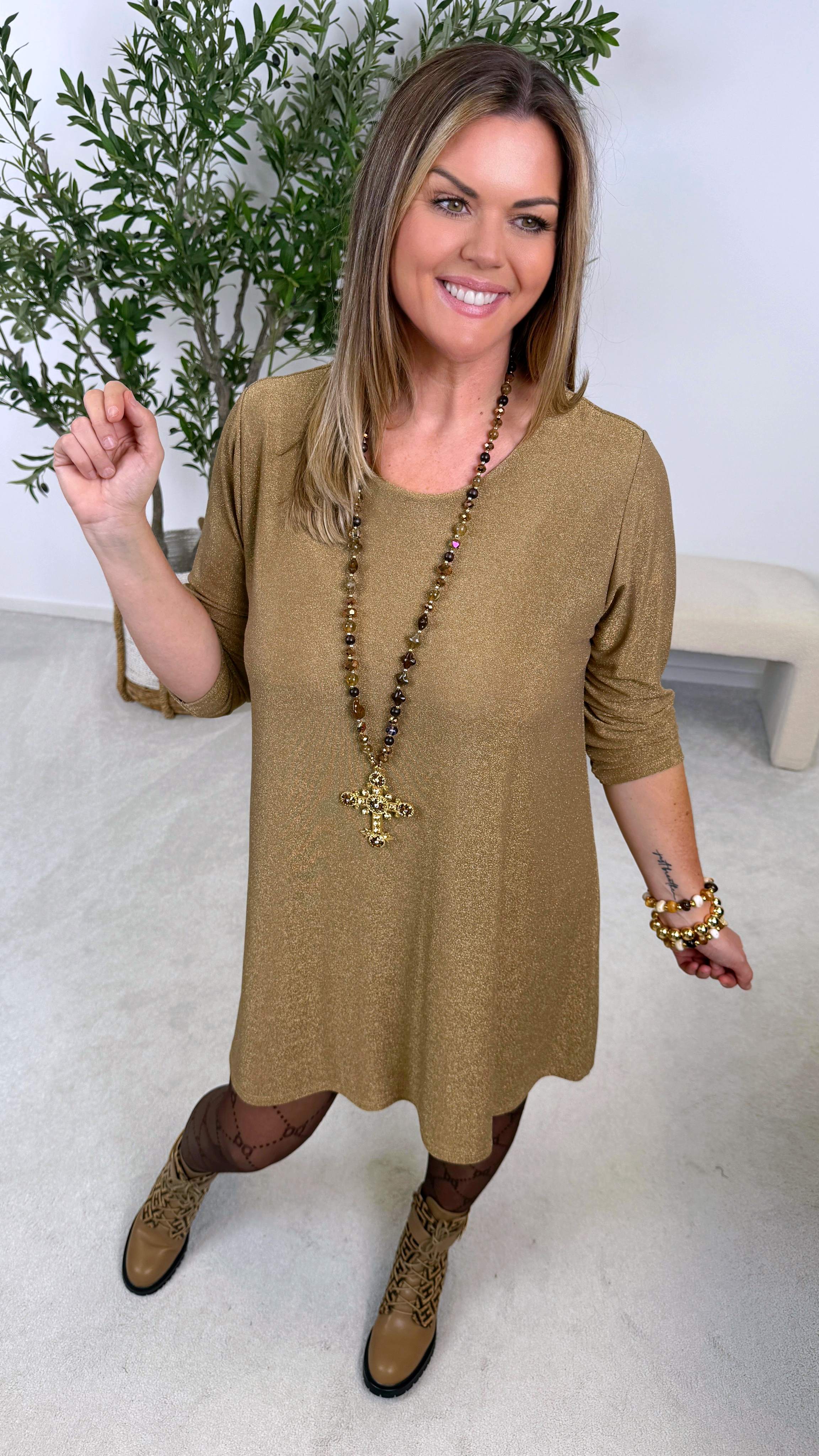 Kleid Glimmer Touch *Gold*