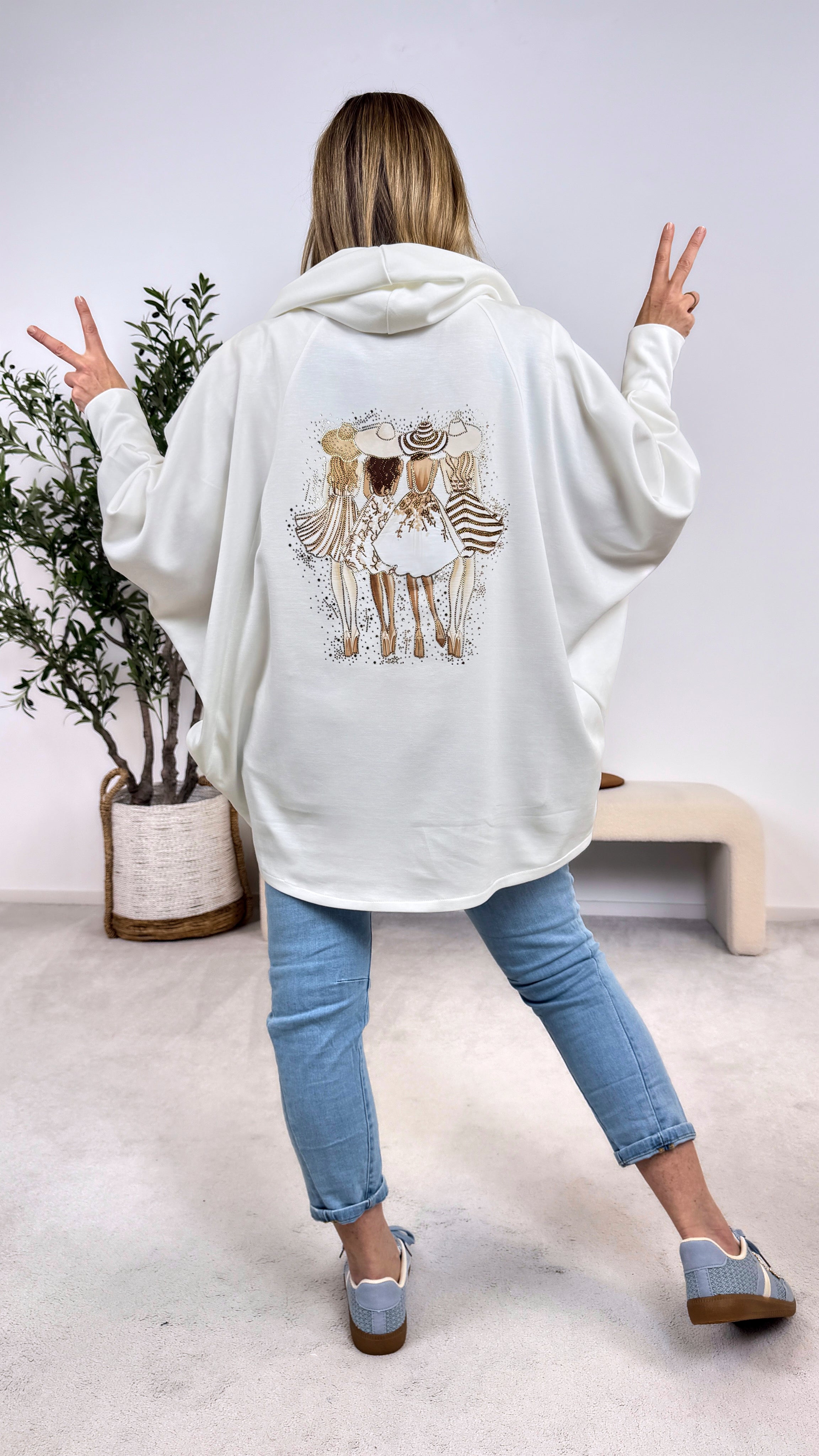 Sweatjacke Girls Night *Weiß*