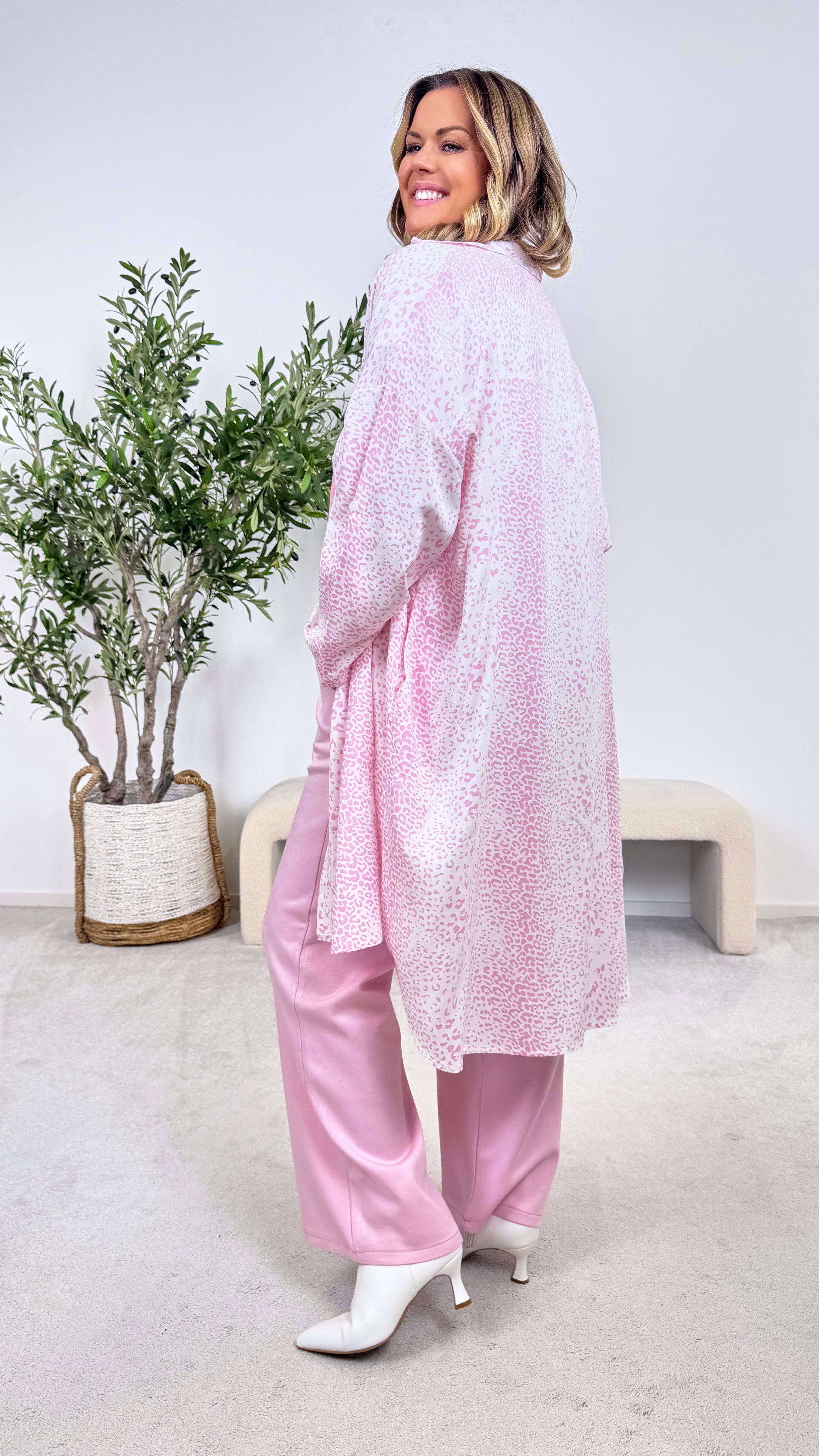 Blusen-Kleid Trend Queen *Rosa*