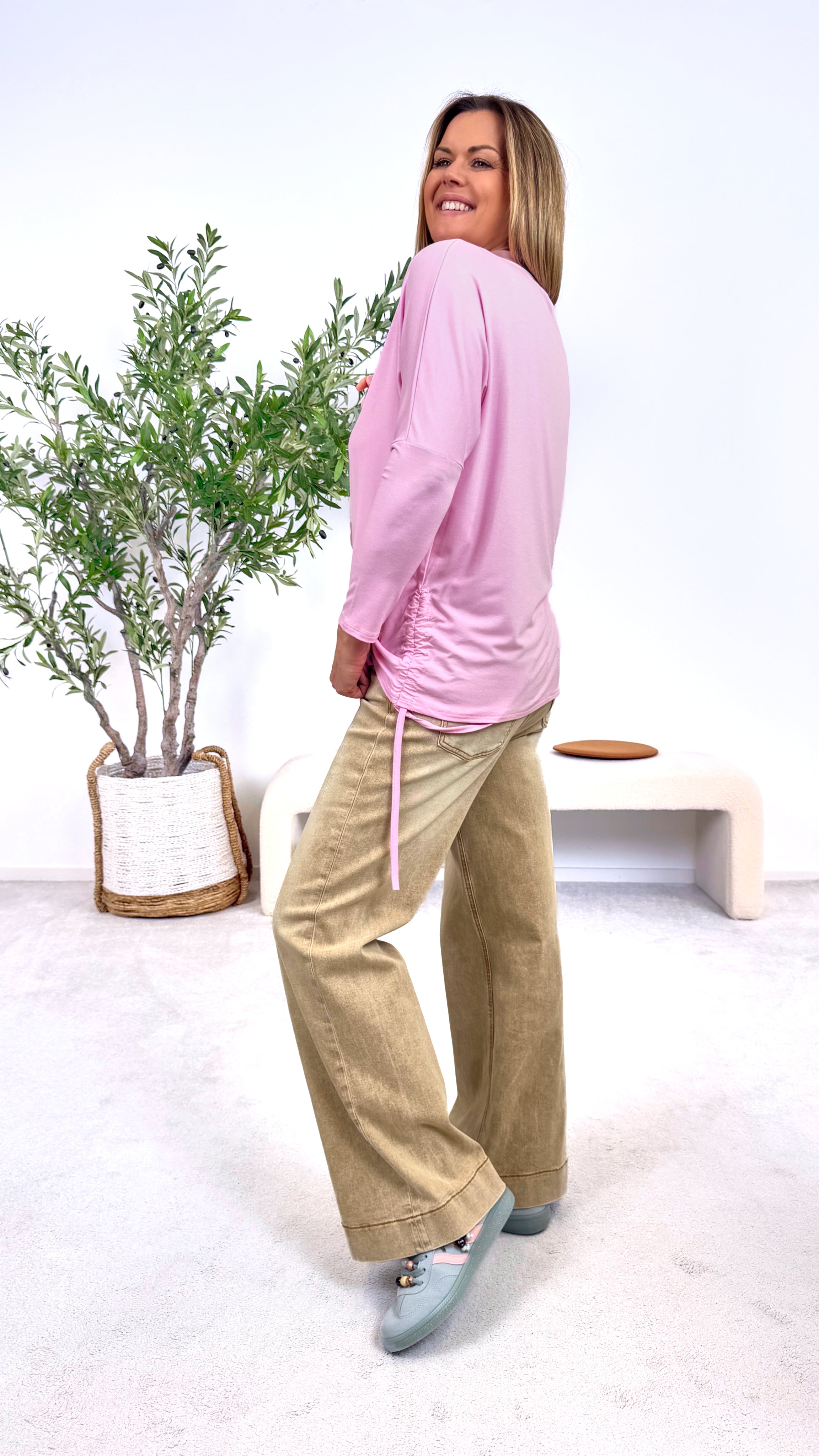Langarmshirt Casual Grace *Rosa*