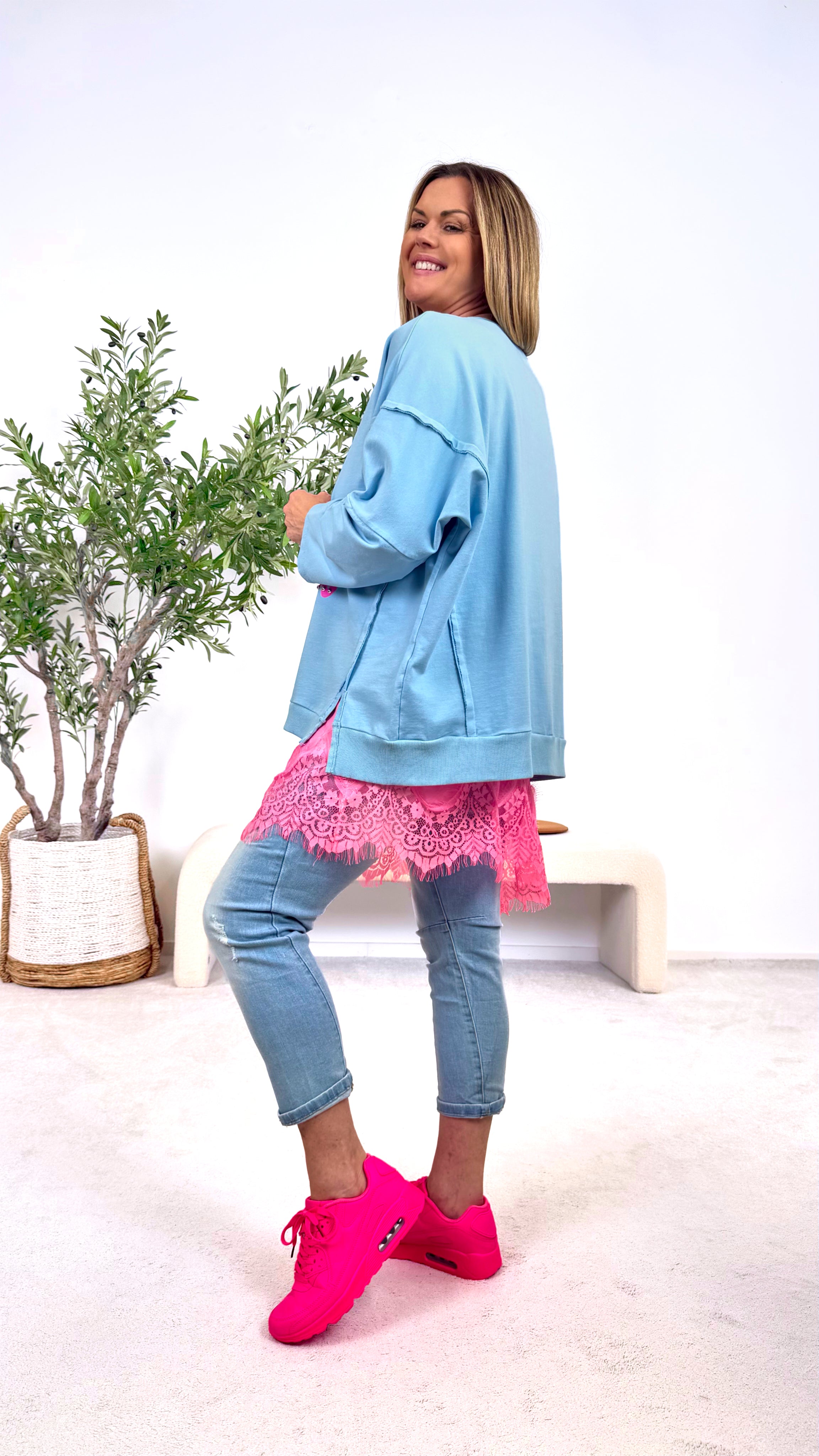 Pullover Just Be You *Blau*