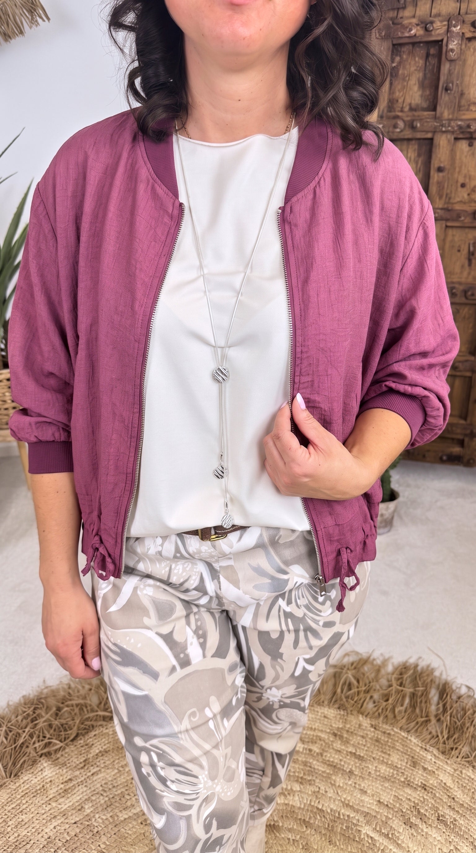 Leichte Jacke Brisa Marina *Bordeaux*