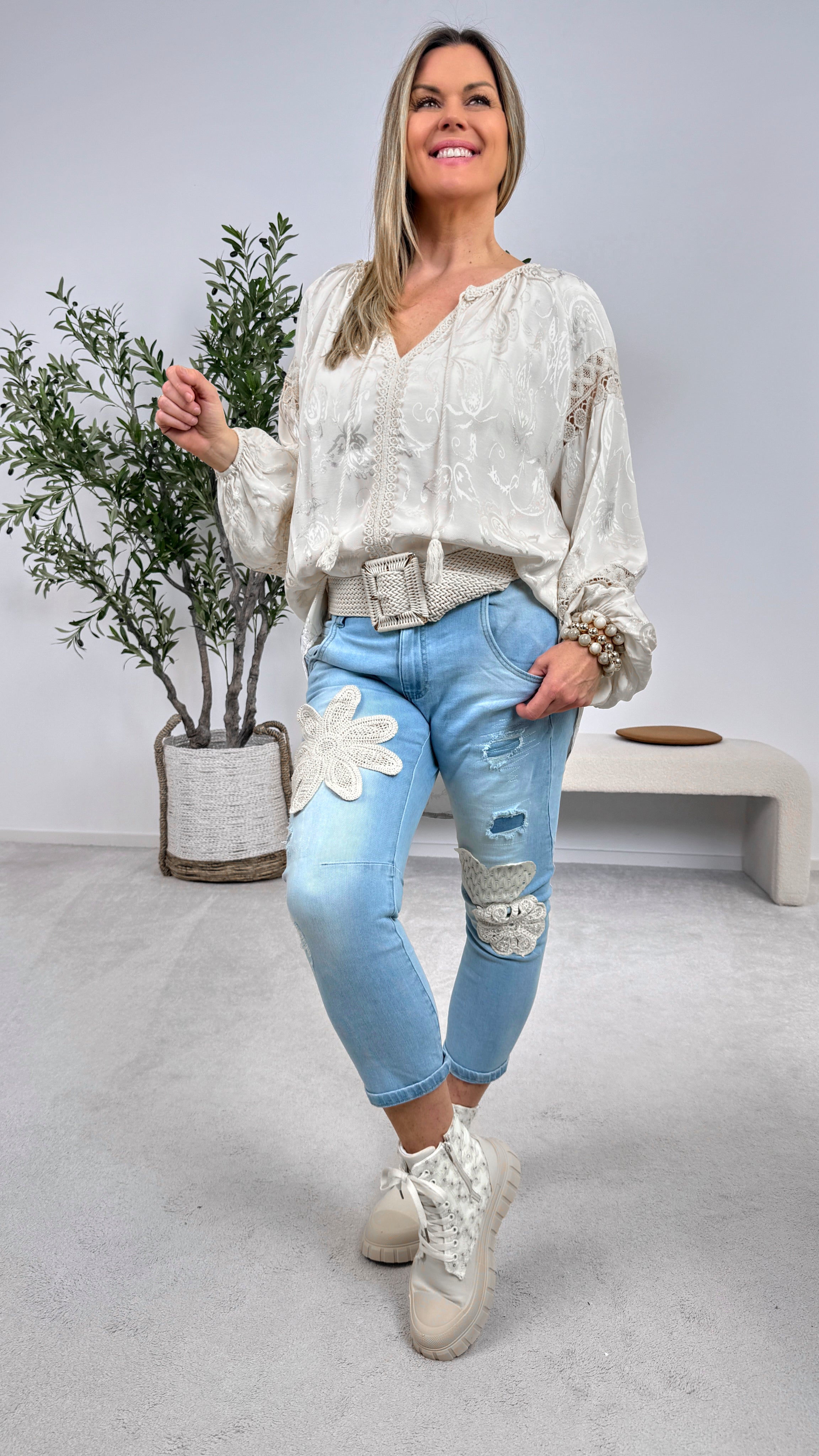 Bluse Ibiza Soul *Beige*