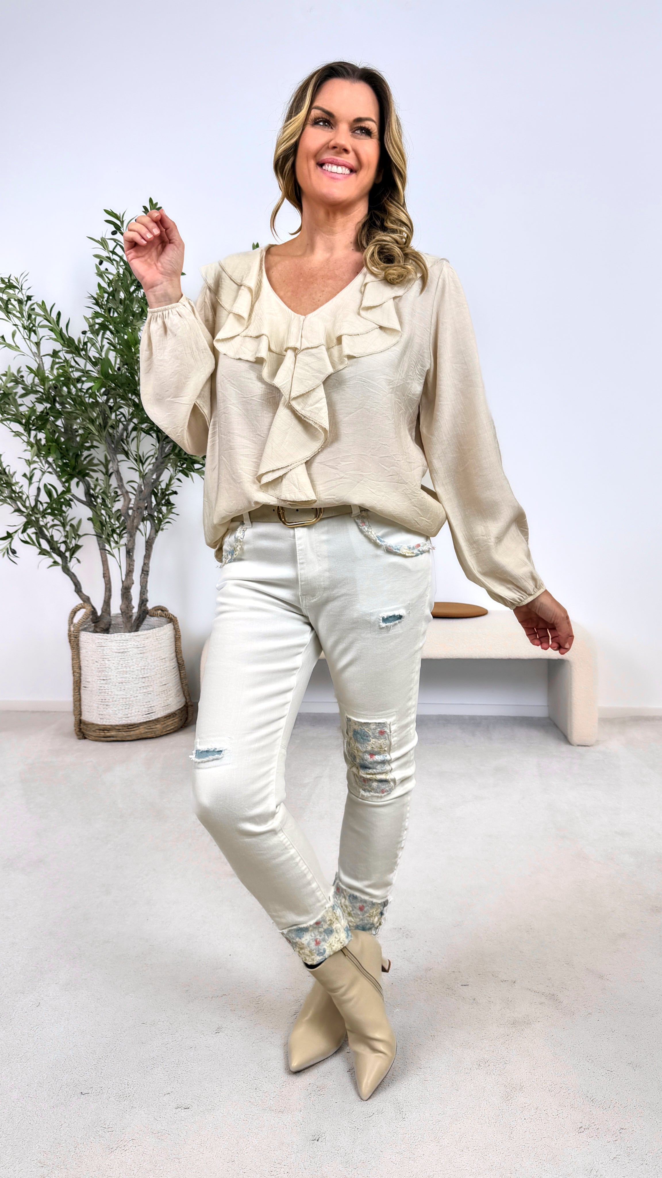 Bluse Pure Spring *Beige*