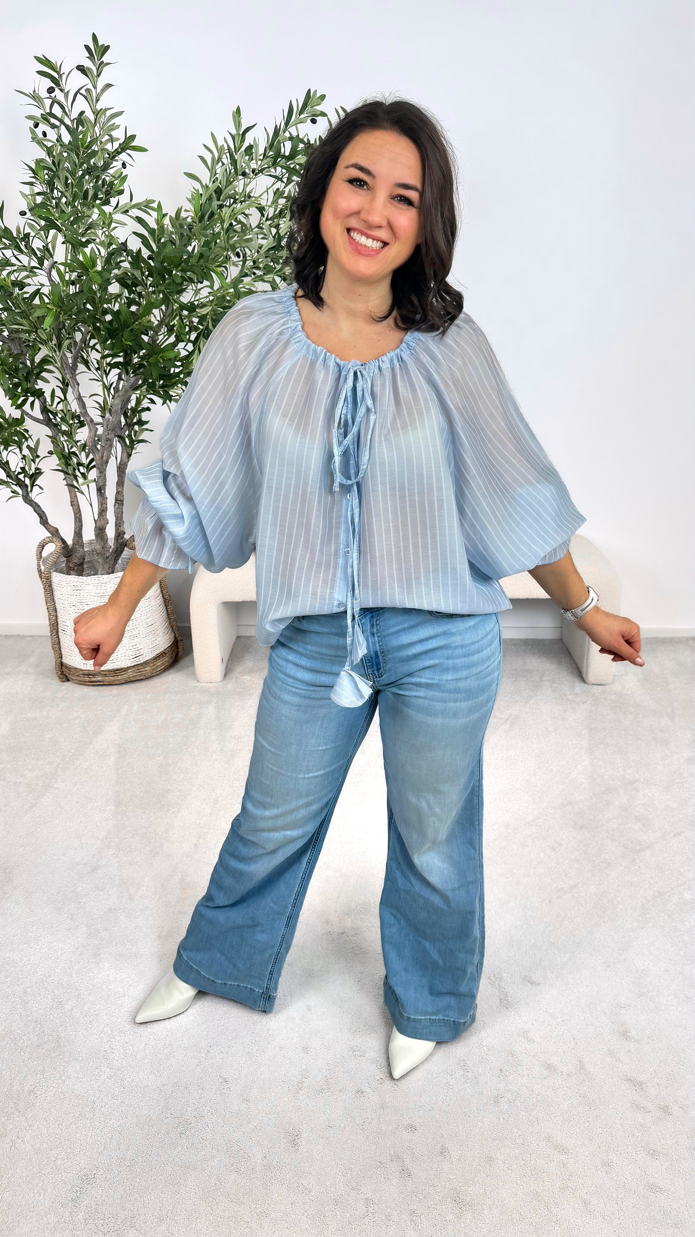 Bluse Seaside Soul *Hellblau*