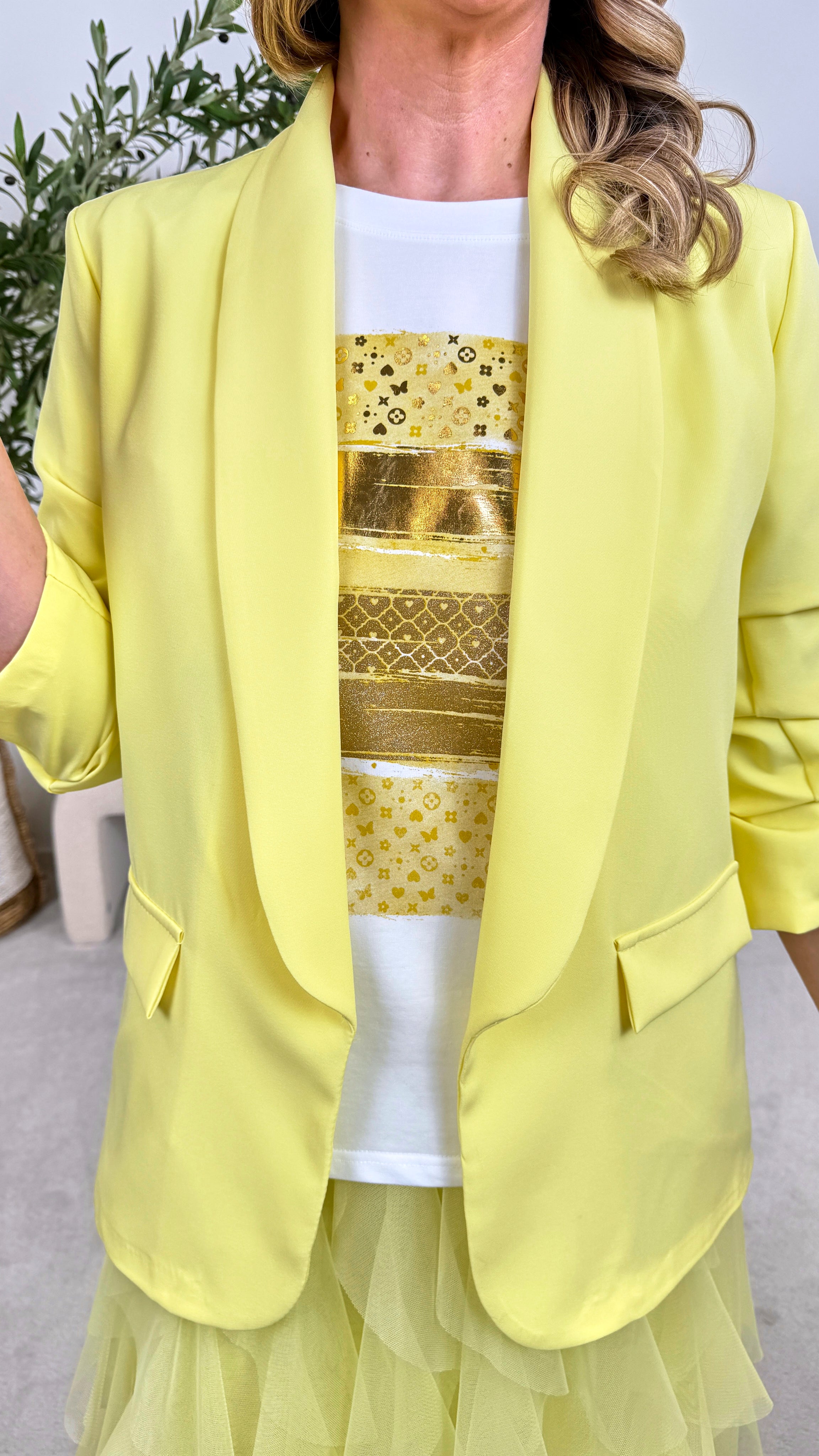 Blazer Strong Woman *Gelb*