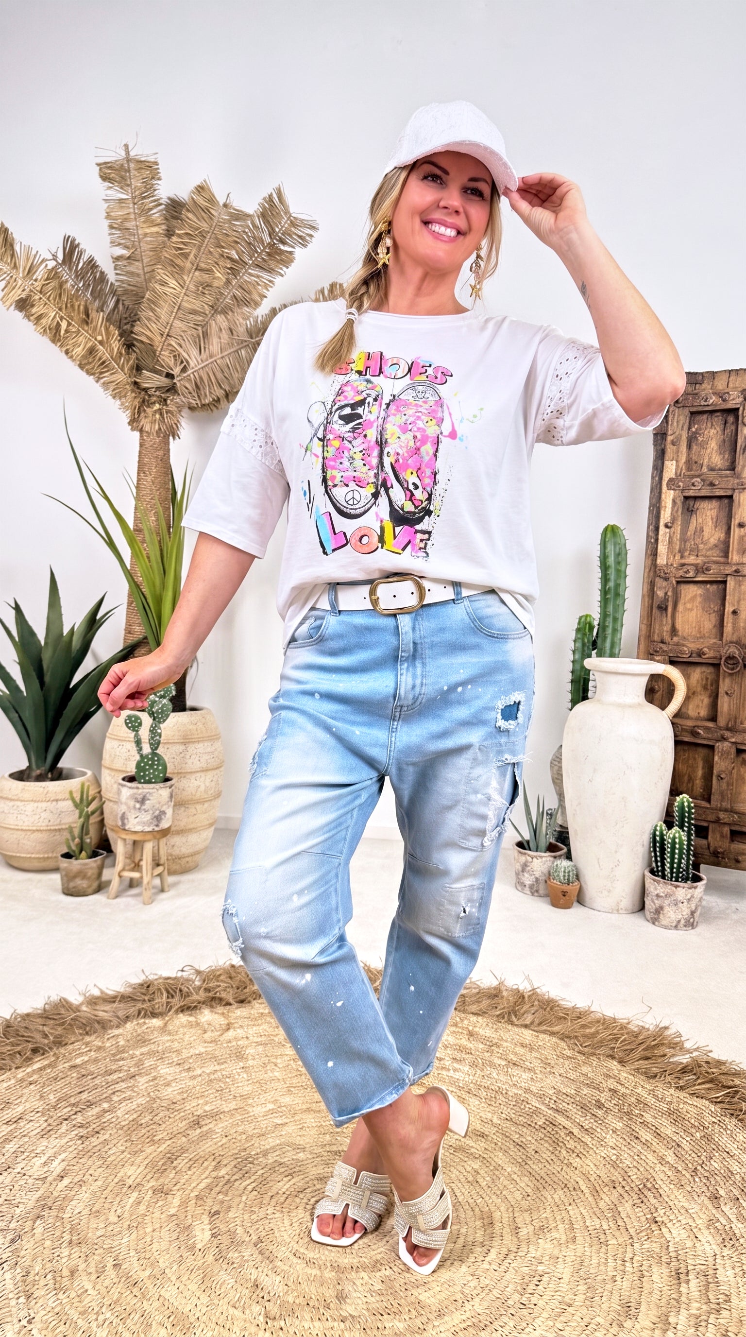 T-Shirt Sweet Sneaker *Weiß*
