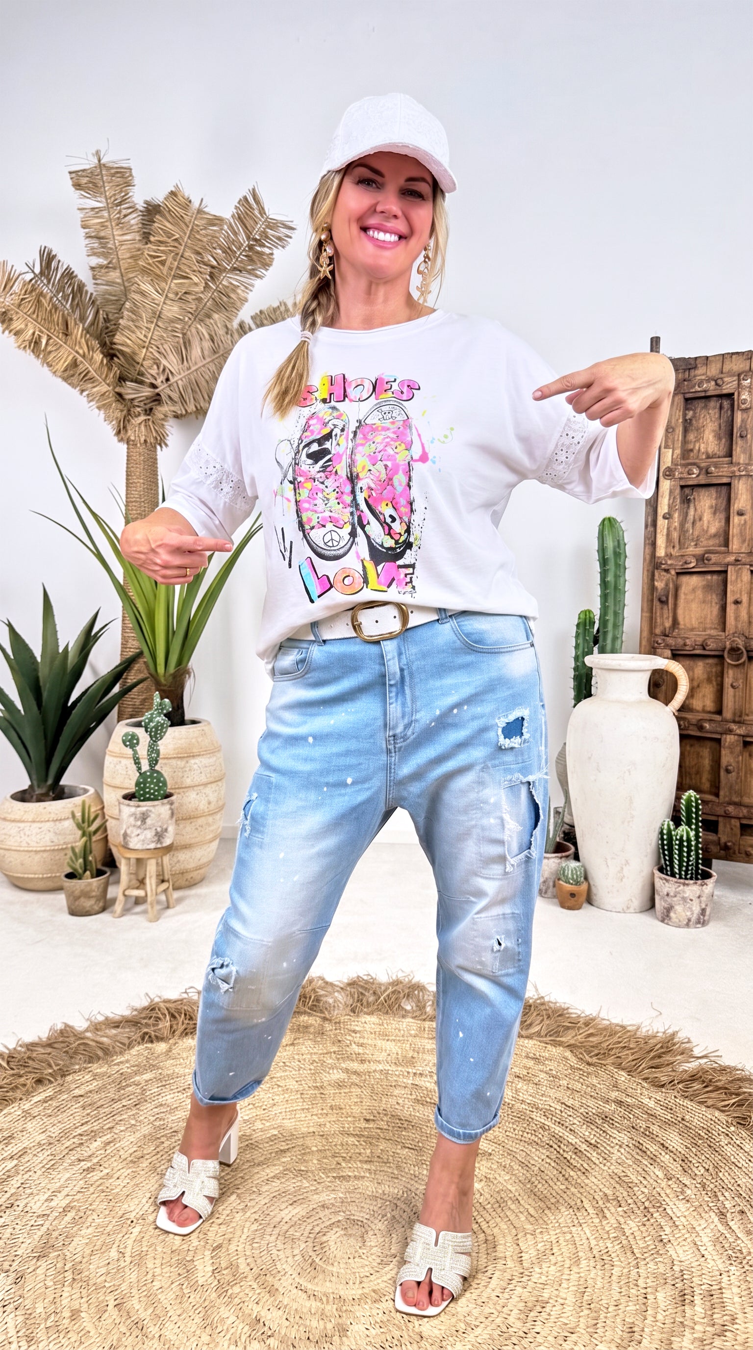 T-Shirt Sweet Sneaker *Weiß*