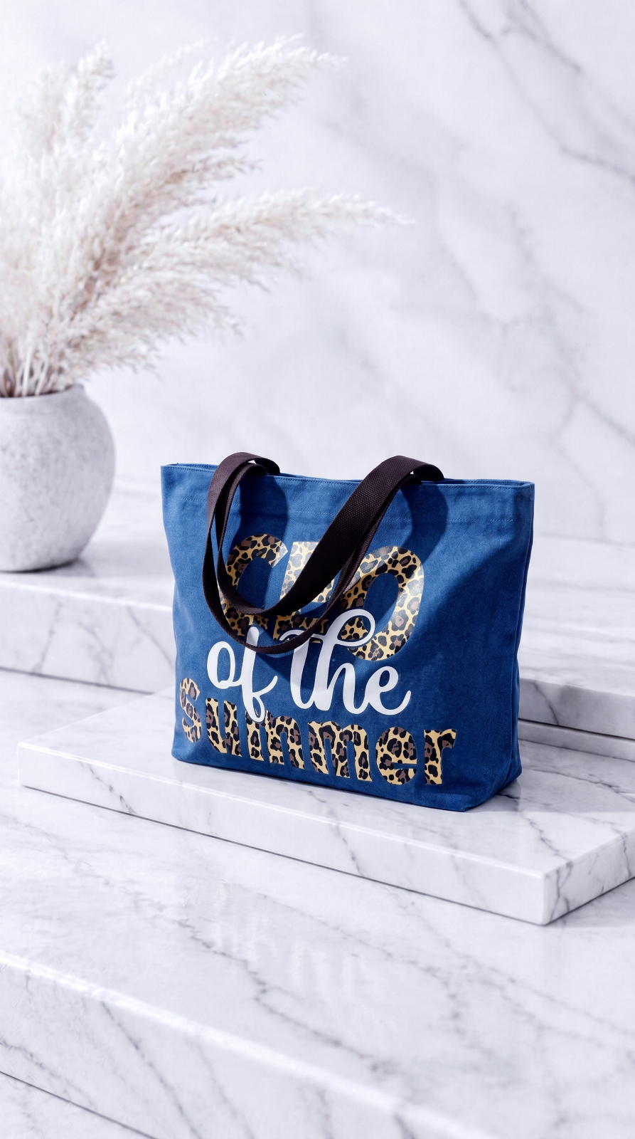 Shopper Power Beach Bag *Jeansblau*