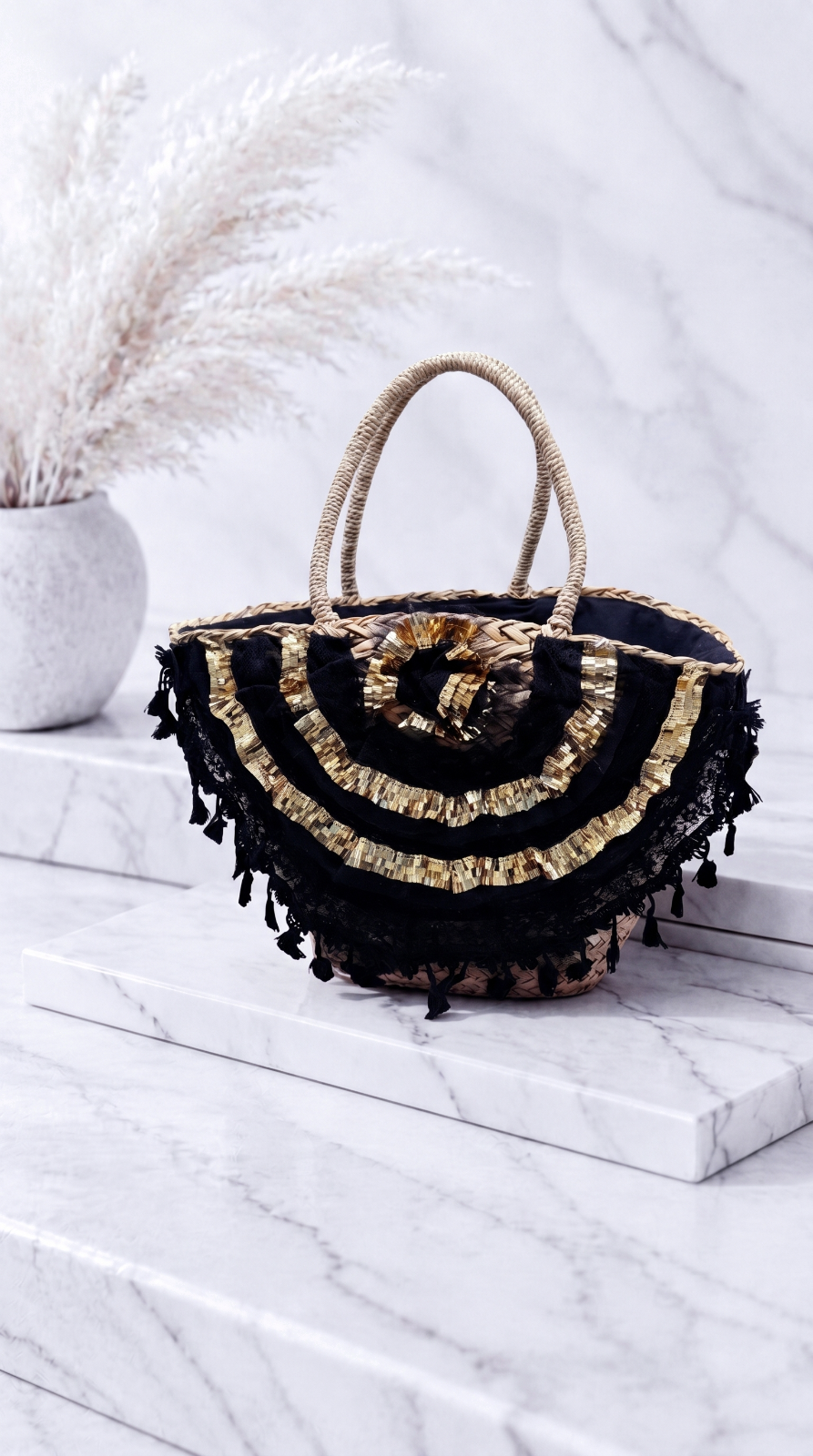 Tasche Luxury Boho *Schwarz*