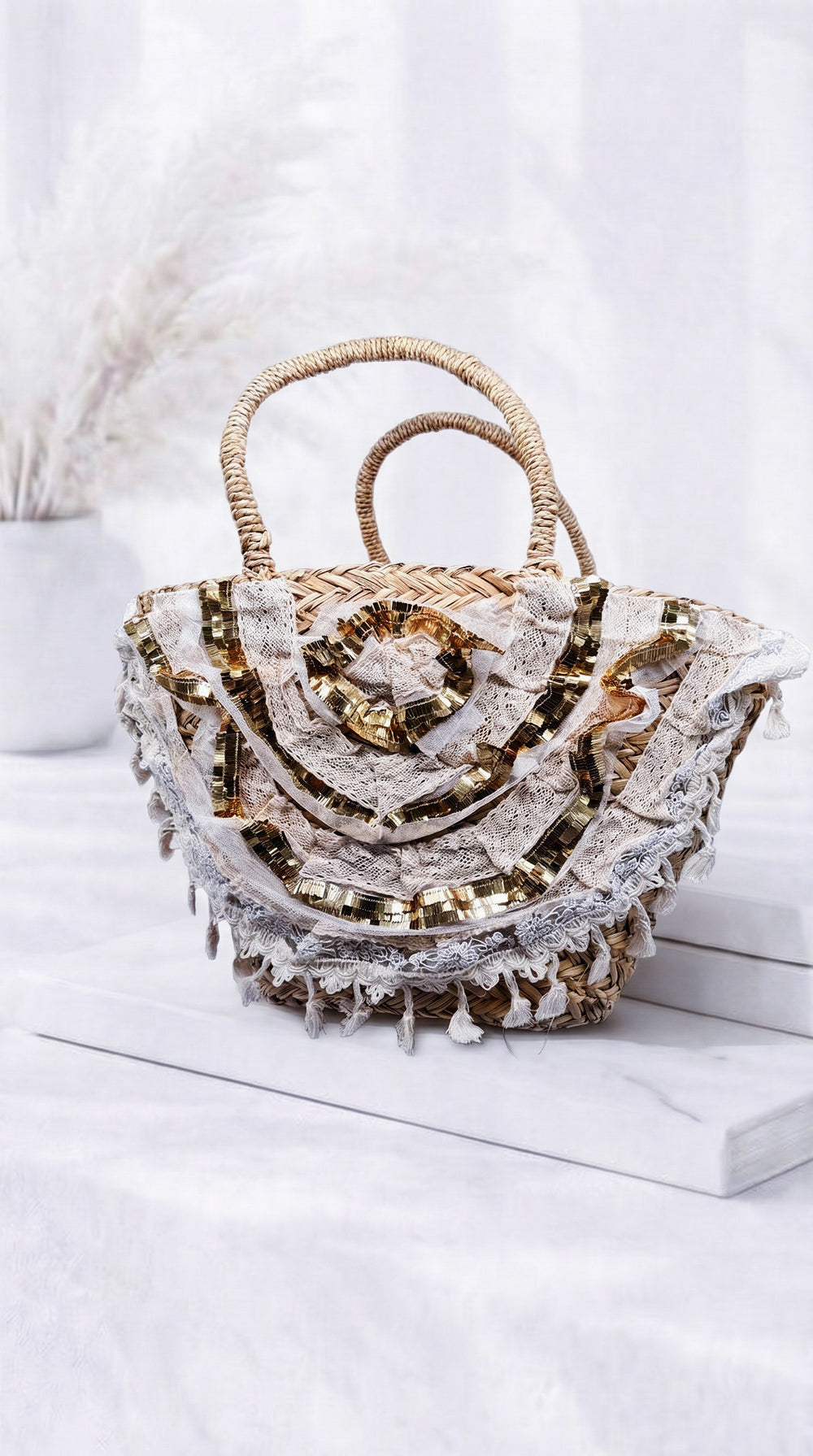 Tasche Luxury Boho *Weiß*