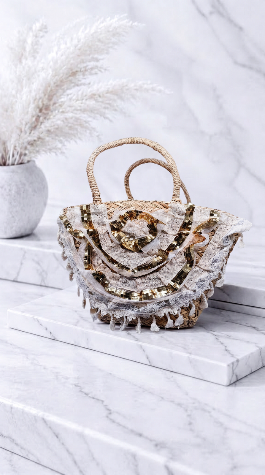 Tasche Luxury Boho *Creme*
